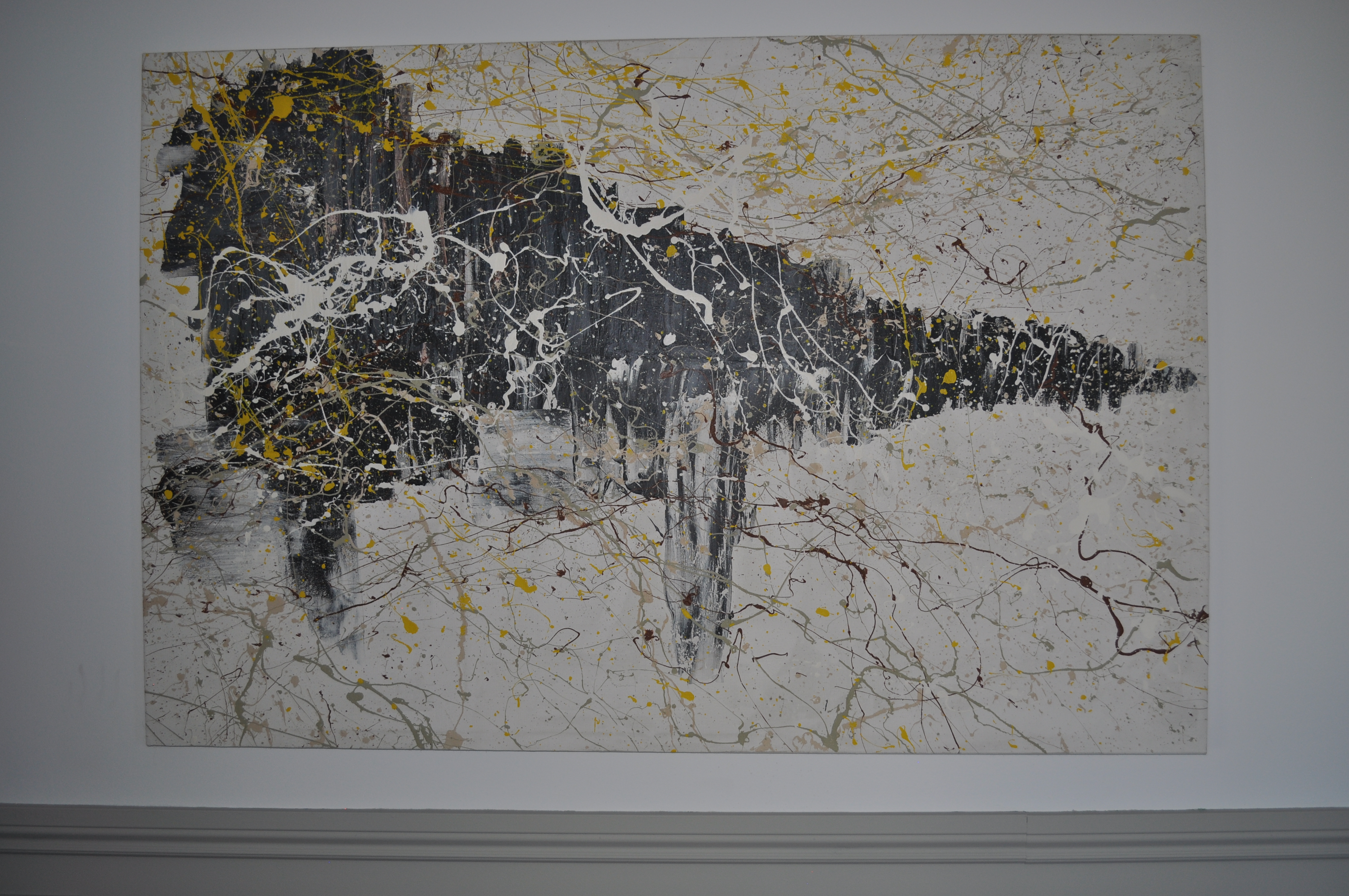 Mirror. Abstract Art Painting