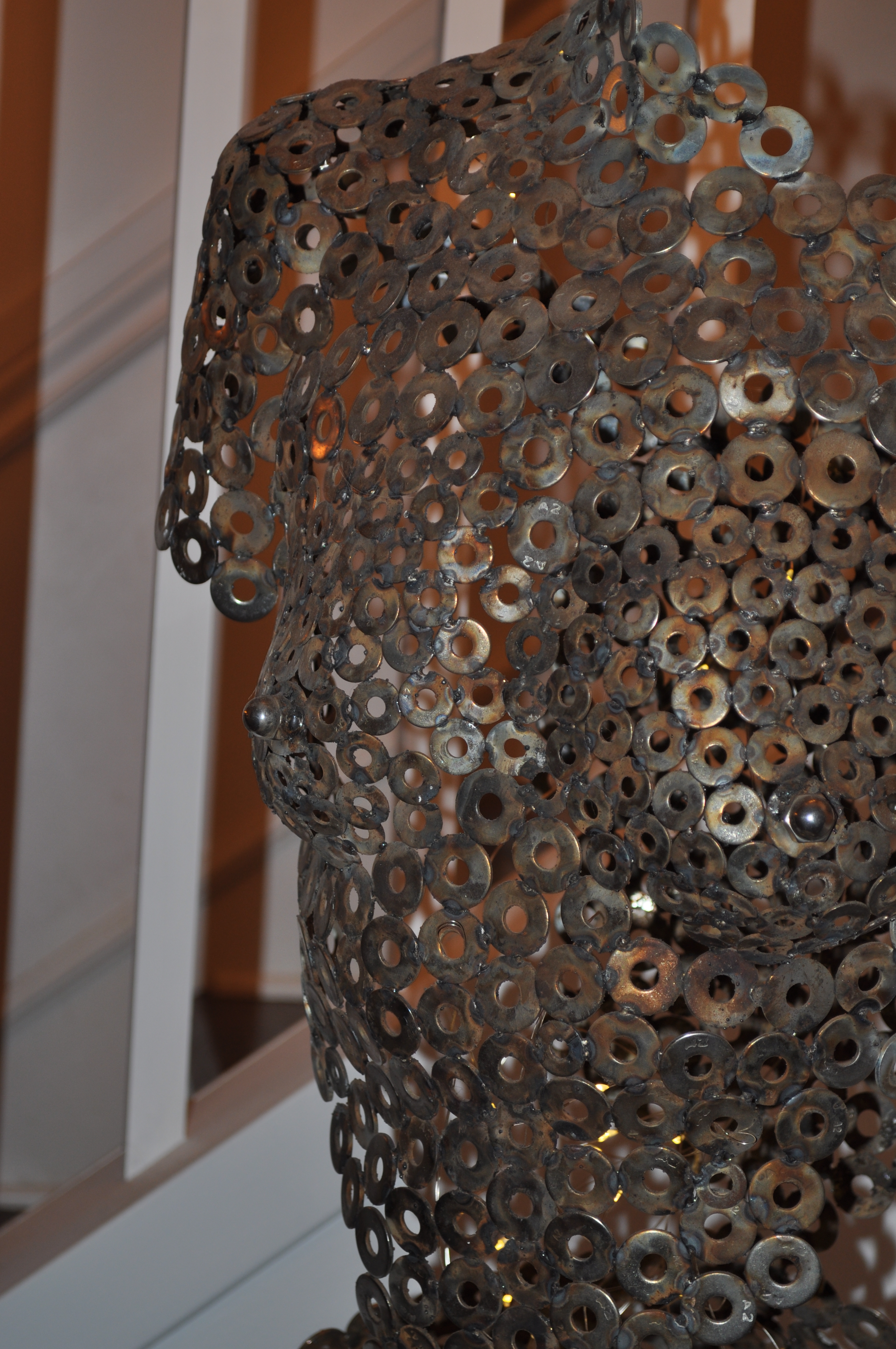 Alone, Industrial Metal Sculpture