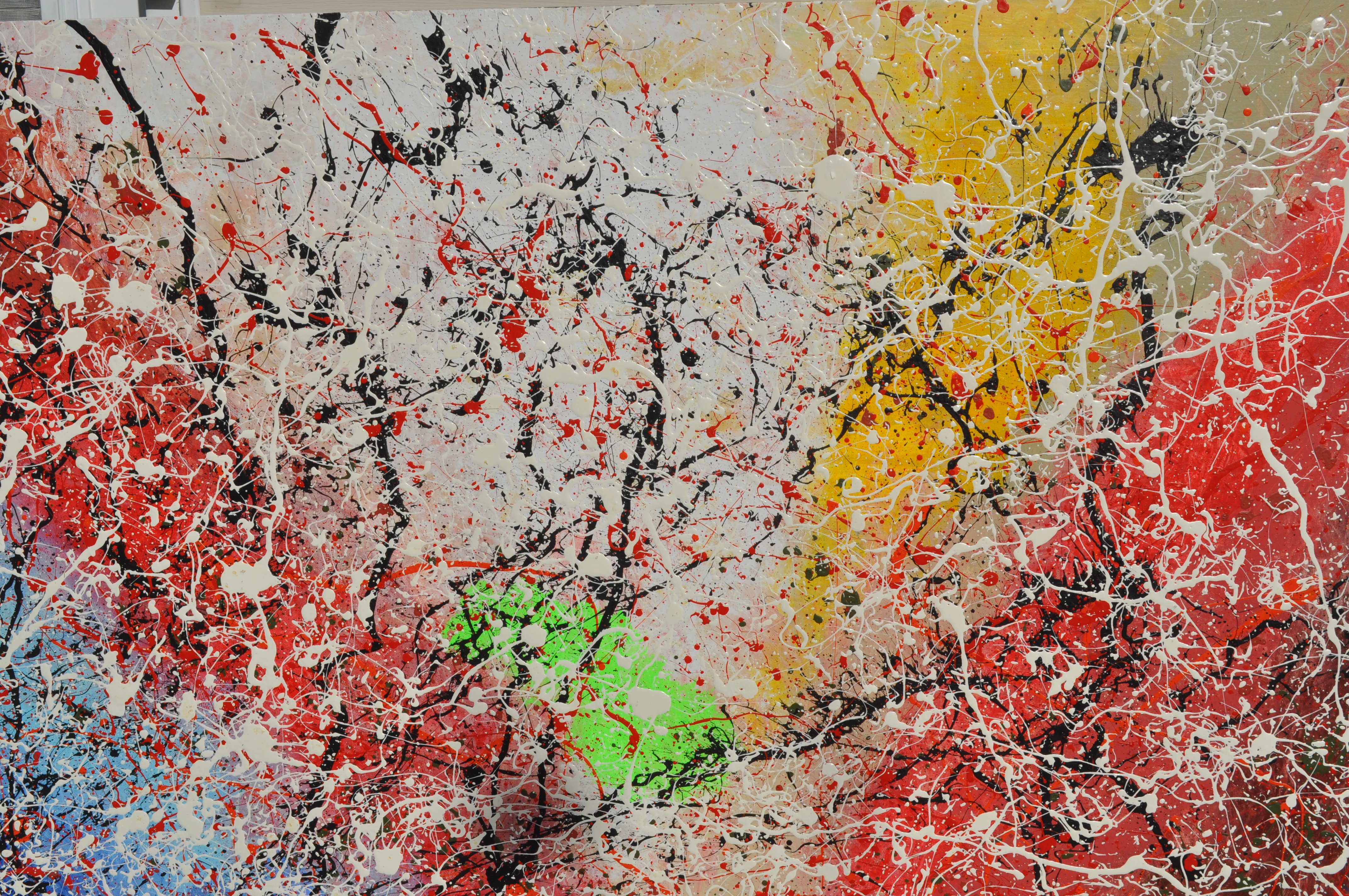 Summer Mist. Abstract Painting