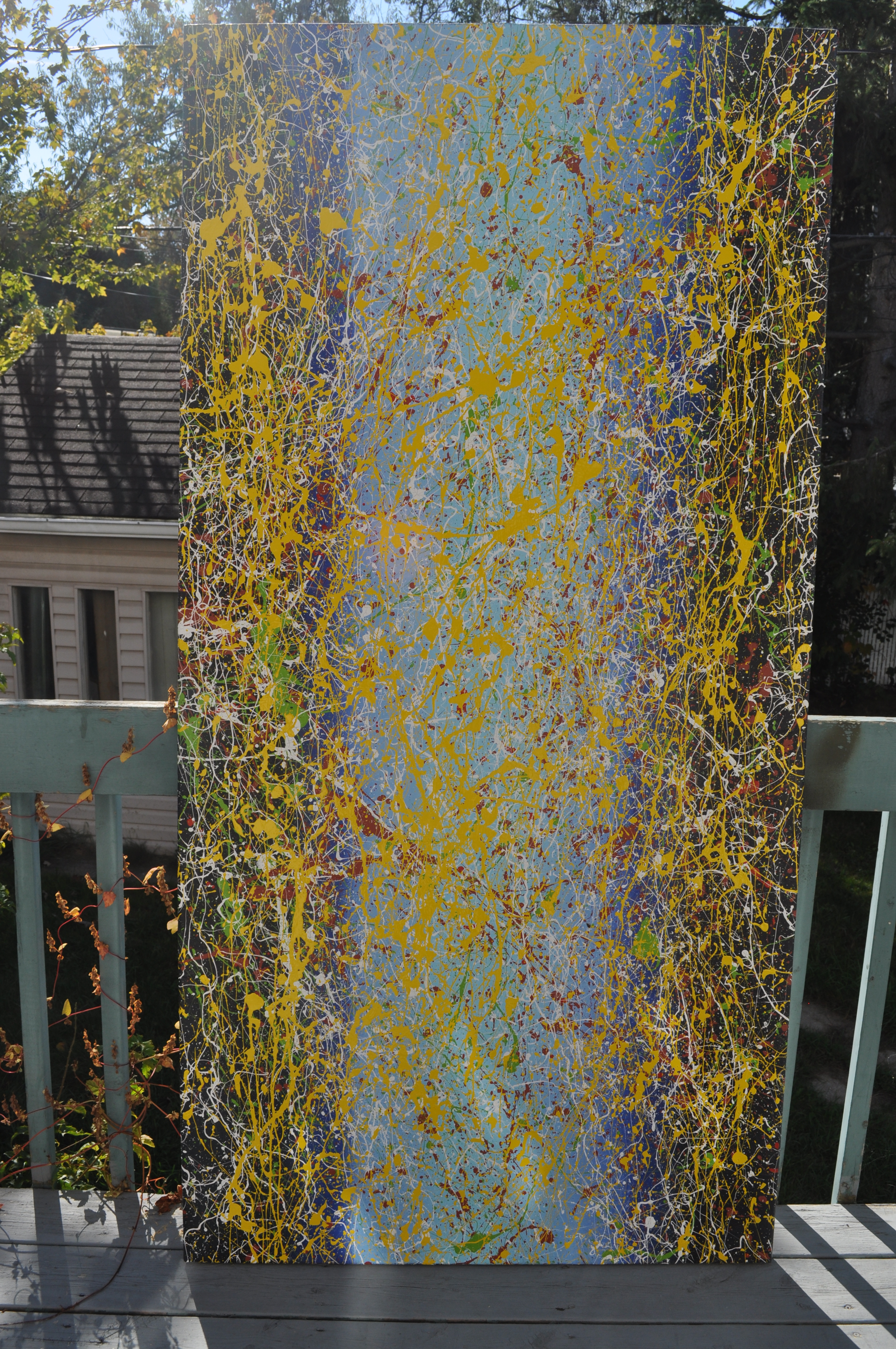 Yellow Mellow. Abstract Wall Art Painting