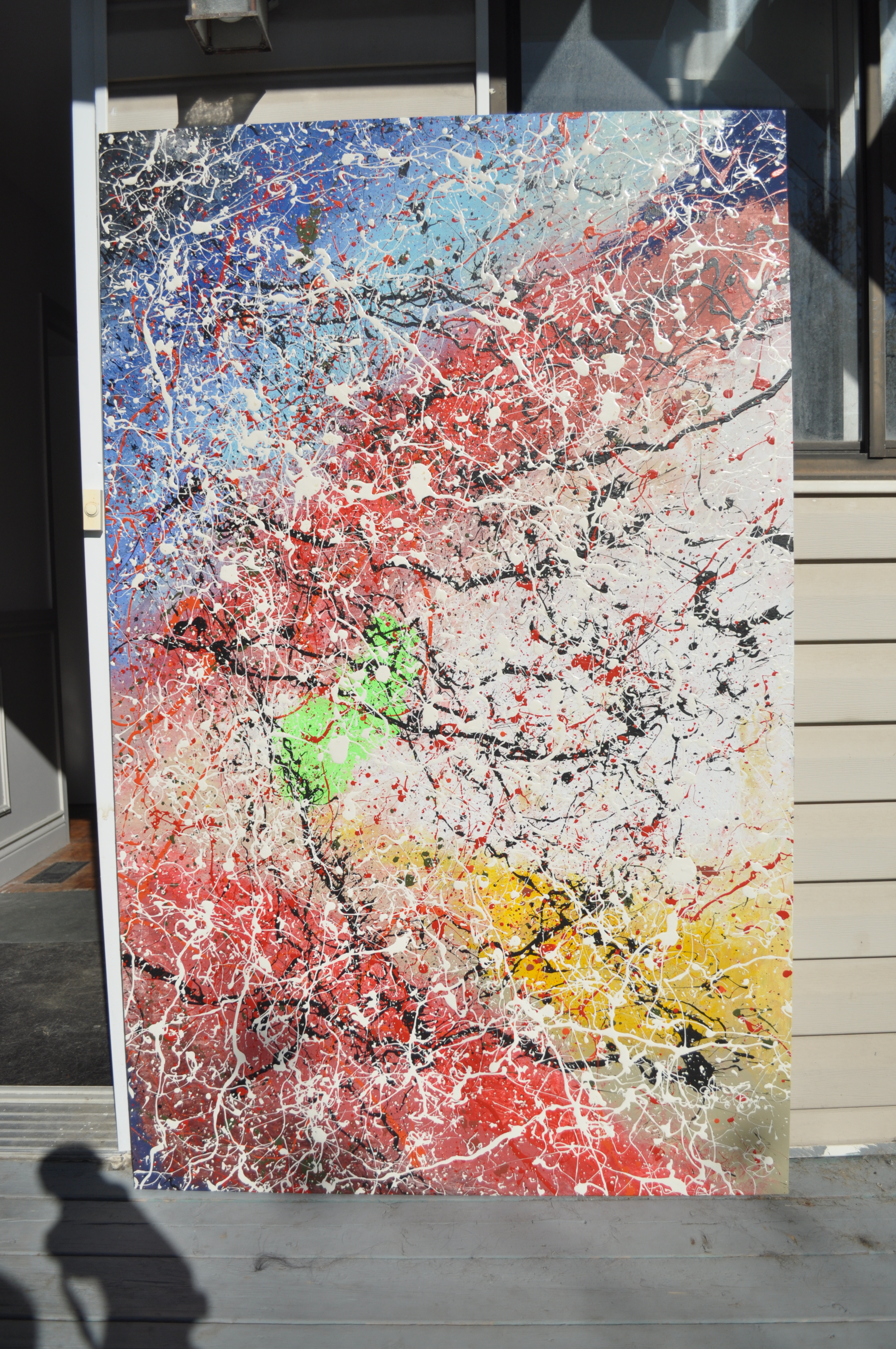 Summer Mist. Abstract Painting