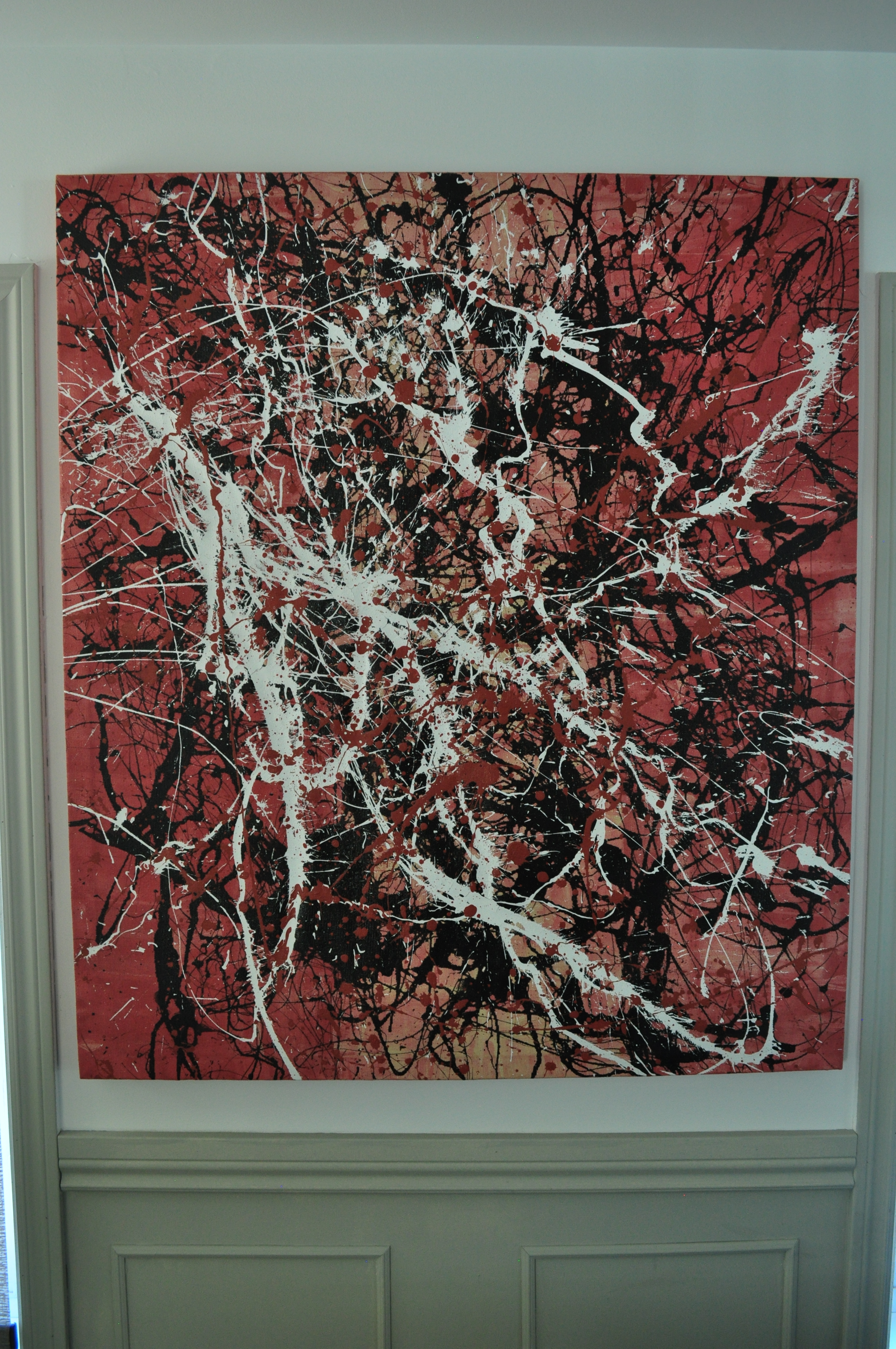 Morning Caos. Abstract Expressionist Painting