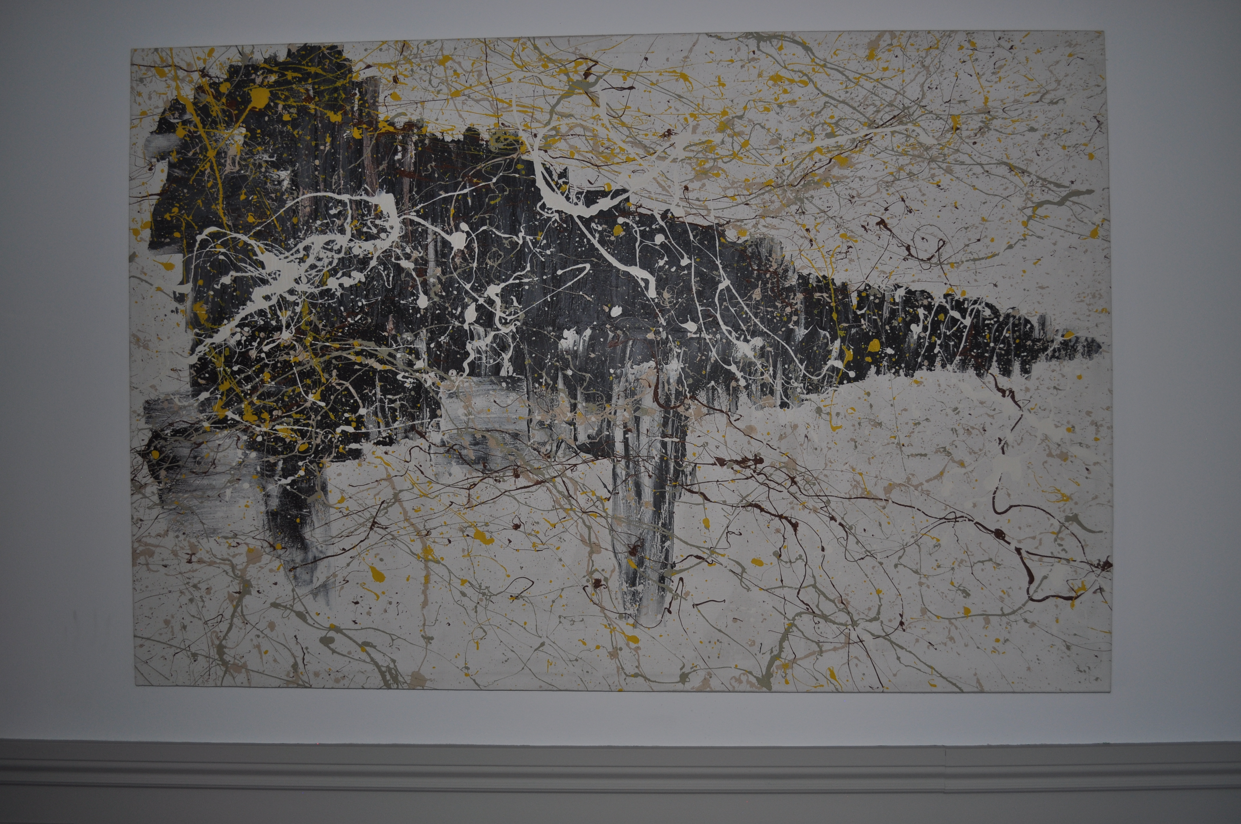 Mirror. Abstract Art Painting