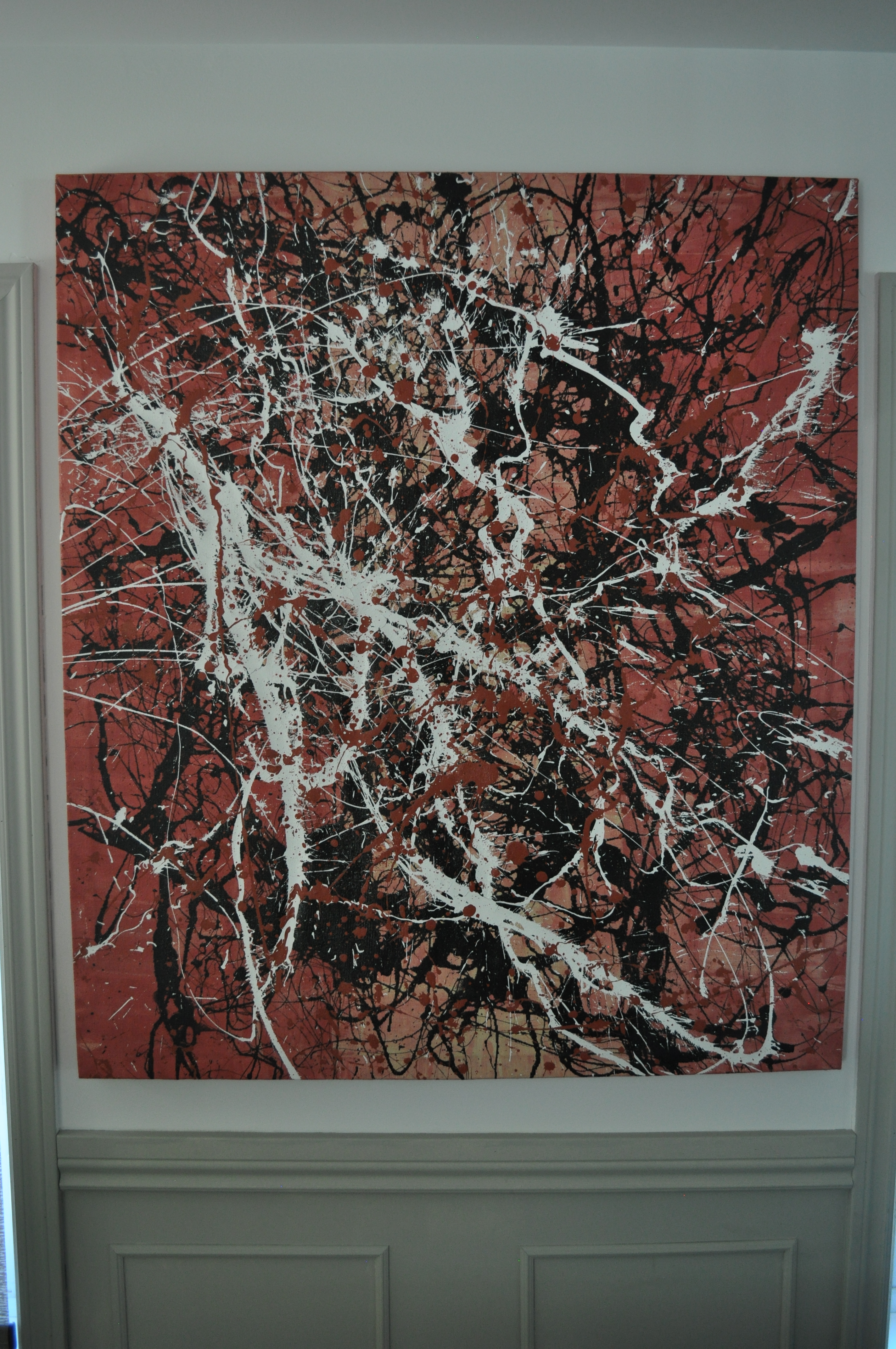 Morning Caos. Abstract Expressionist Painting