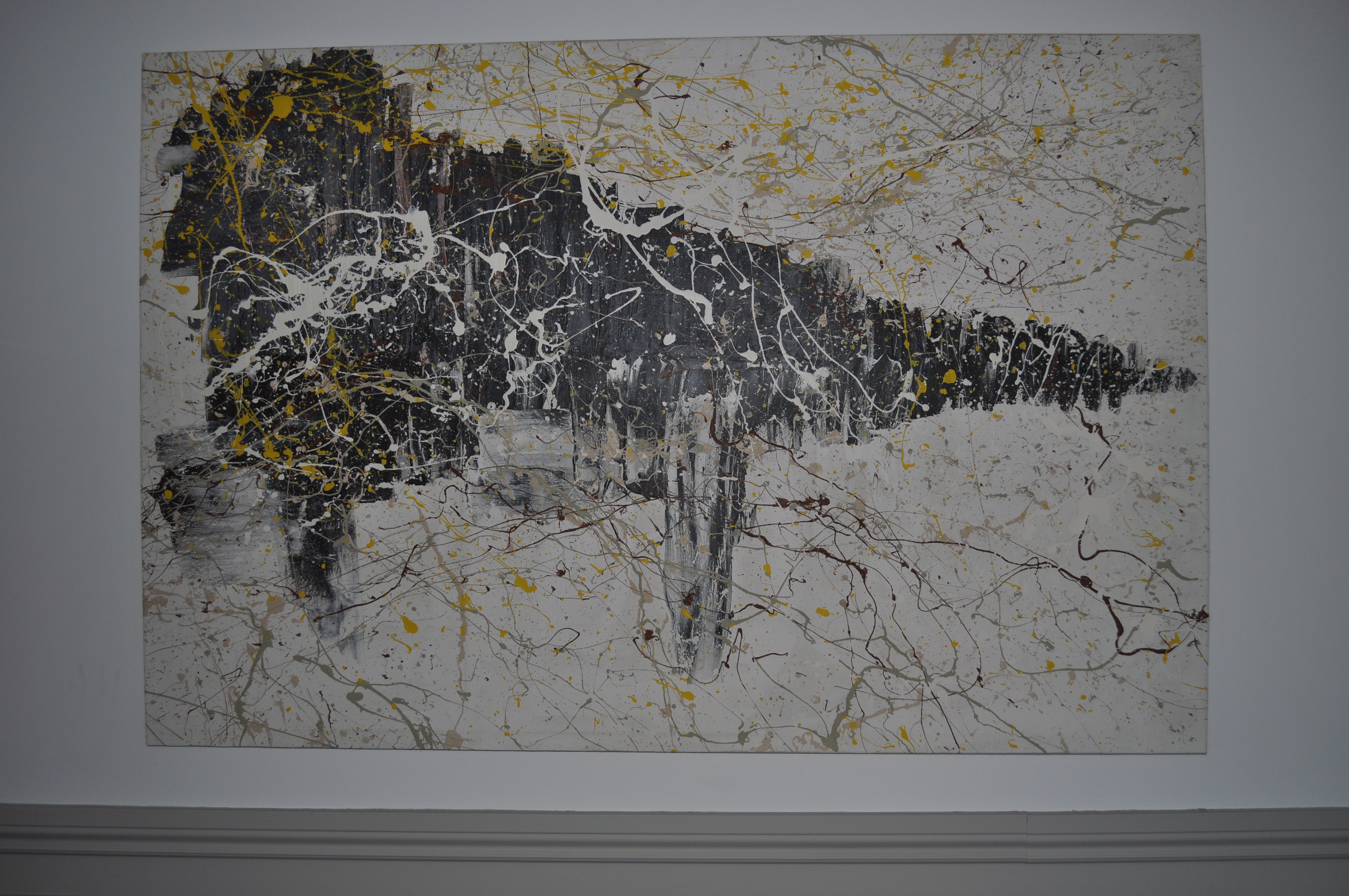 Mirror. Abstract Art Painting