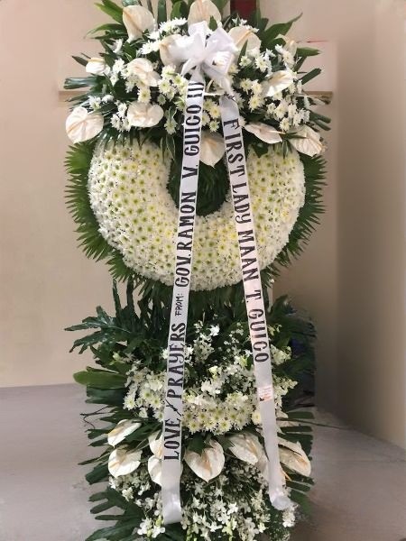 Sympathy Funeral Flower Stand