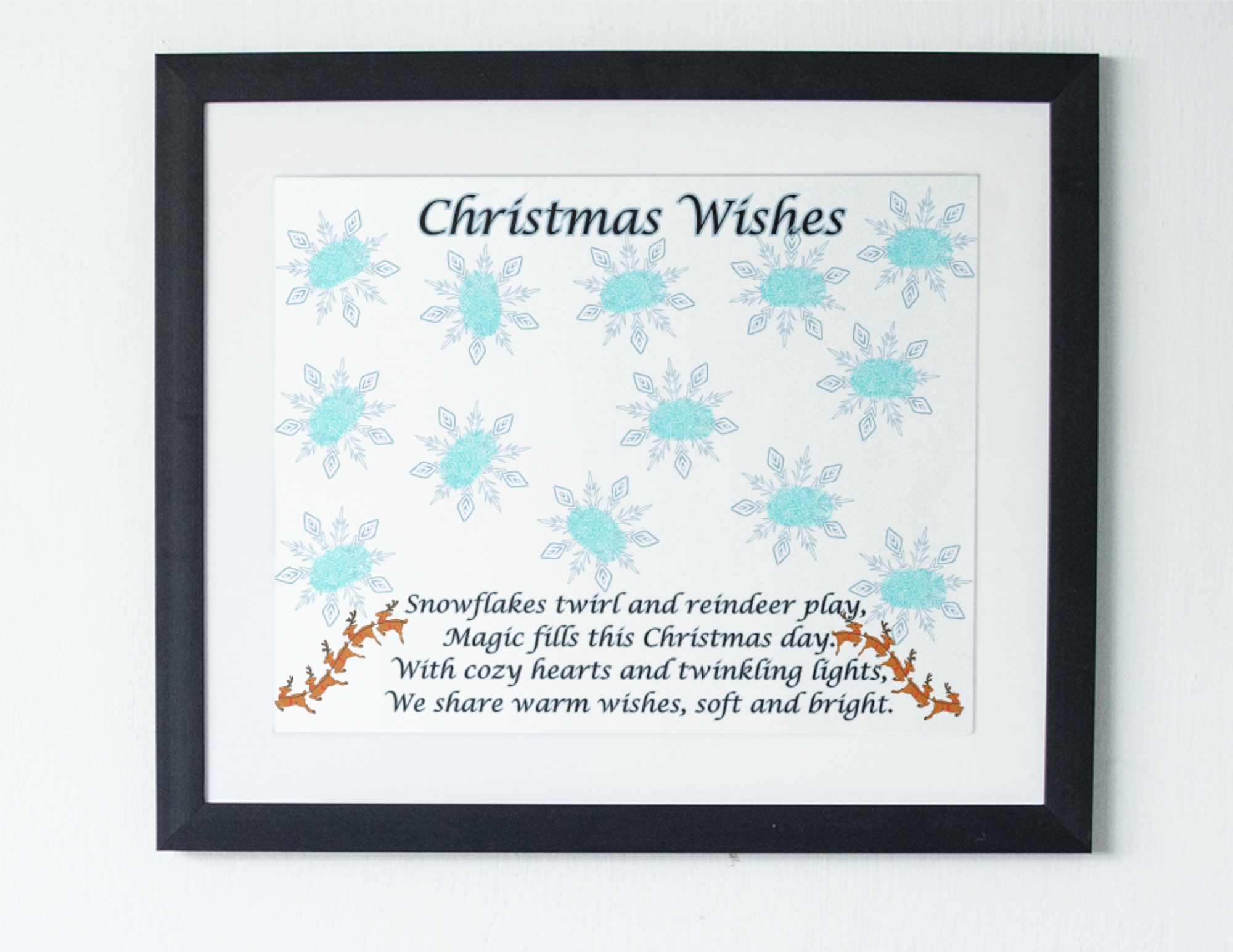 Snowflake Christmas Wishes