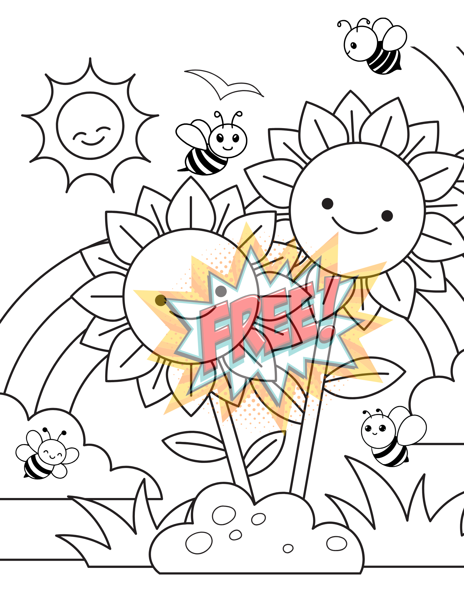 Goodbye Sunflower Fingerprint Poem