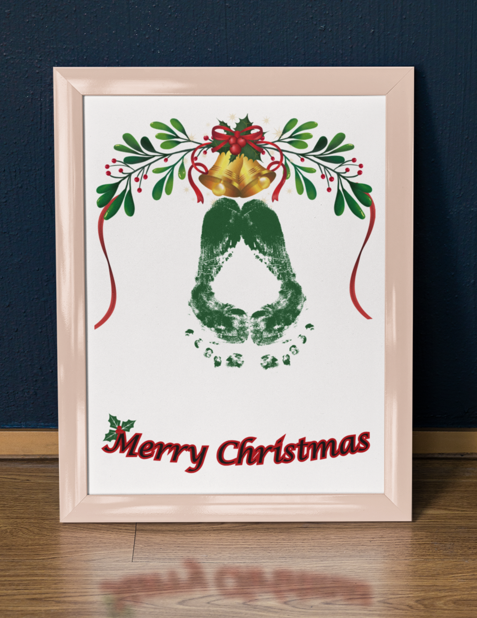 Mistletoes Footprint Craft