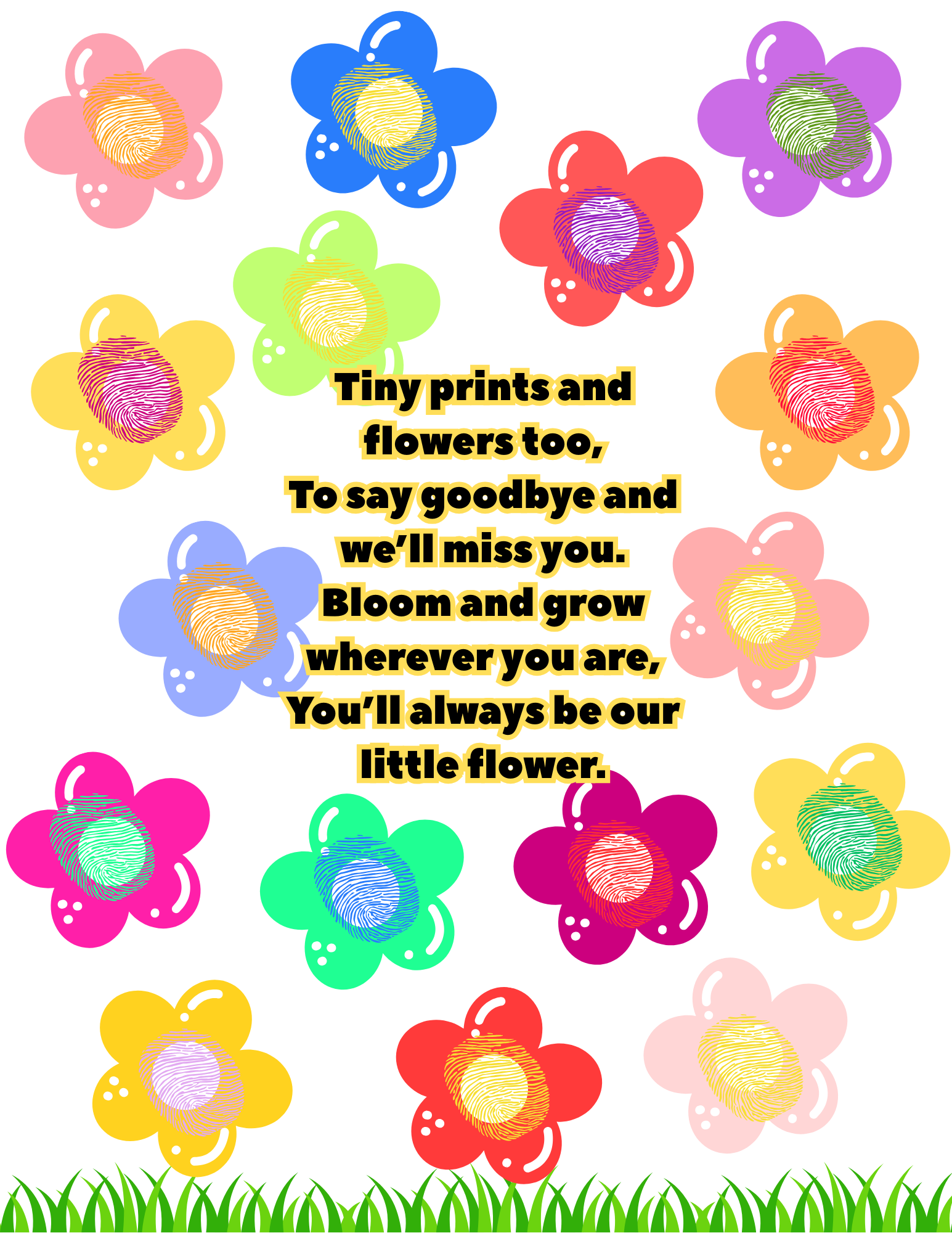 Farewell Flower Keepsake