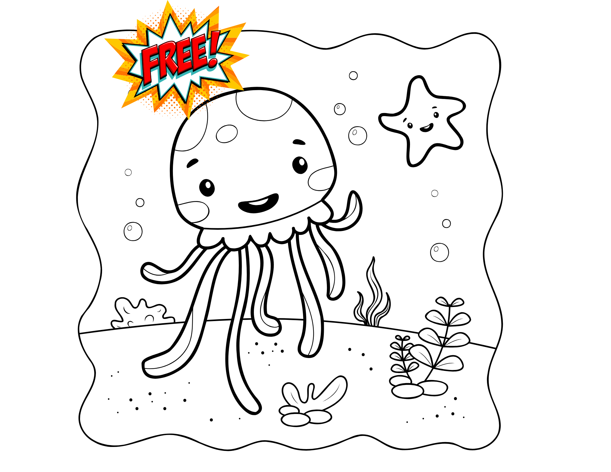 Jellyfish Handprint Craft