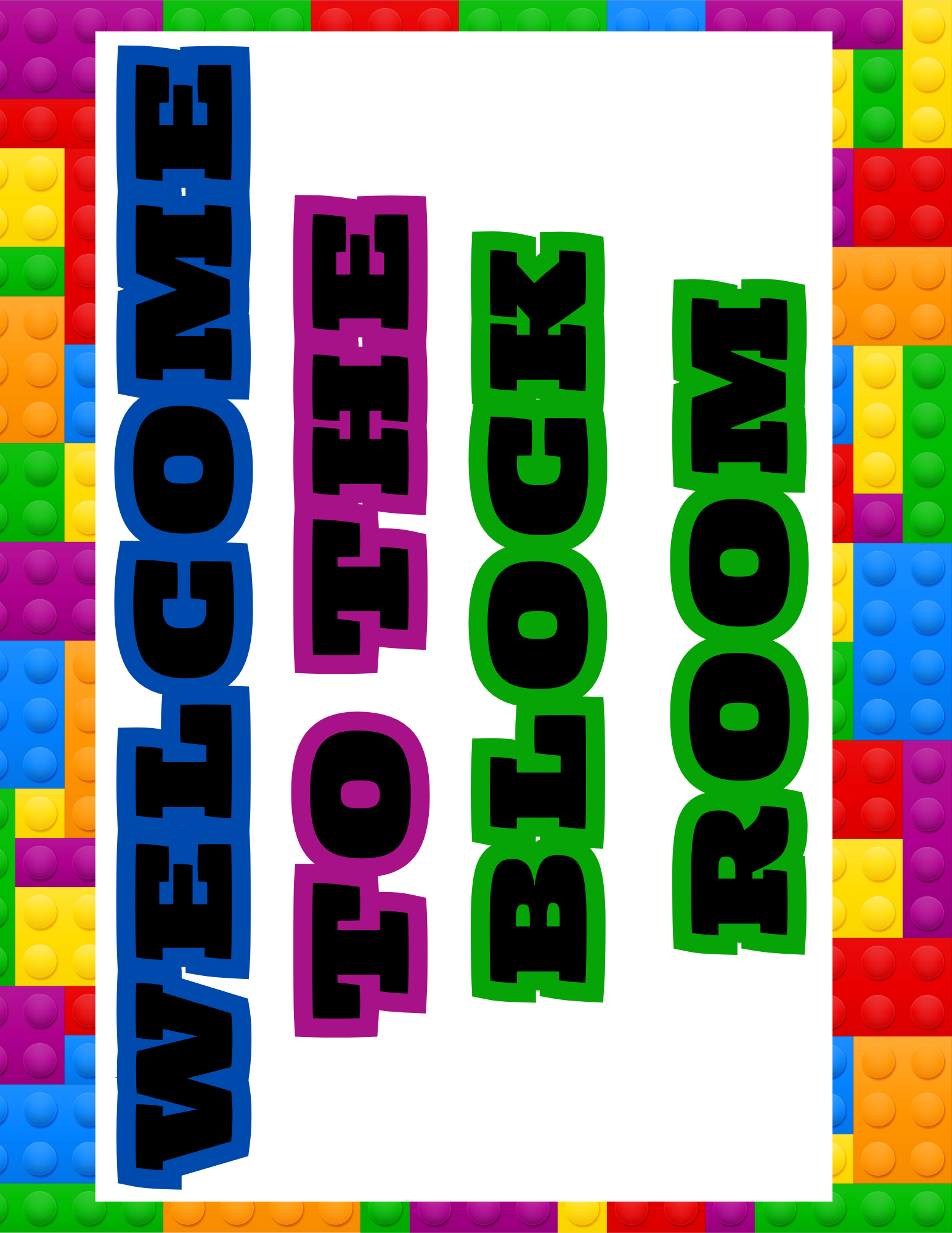 Lego Block Complete Learning Circle Time Bundle