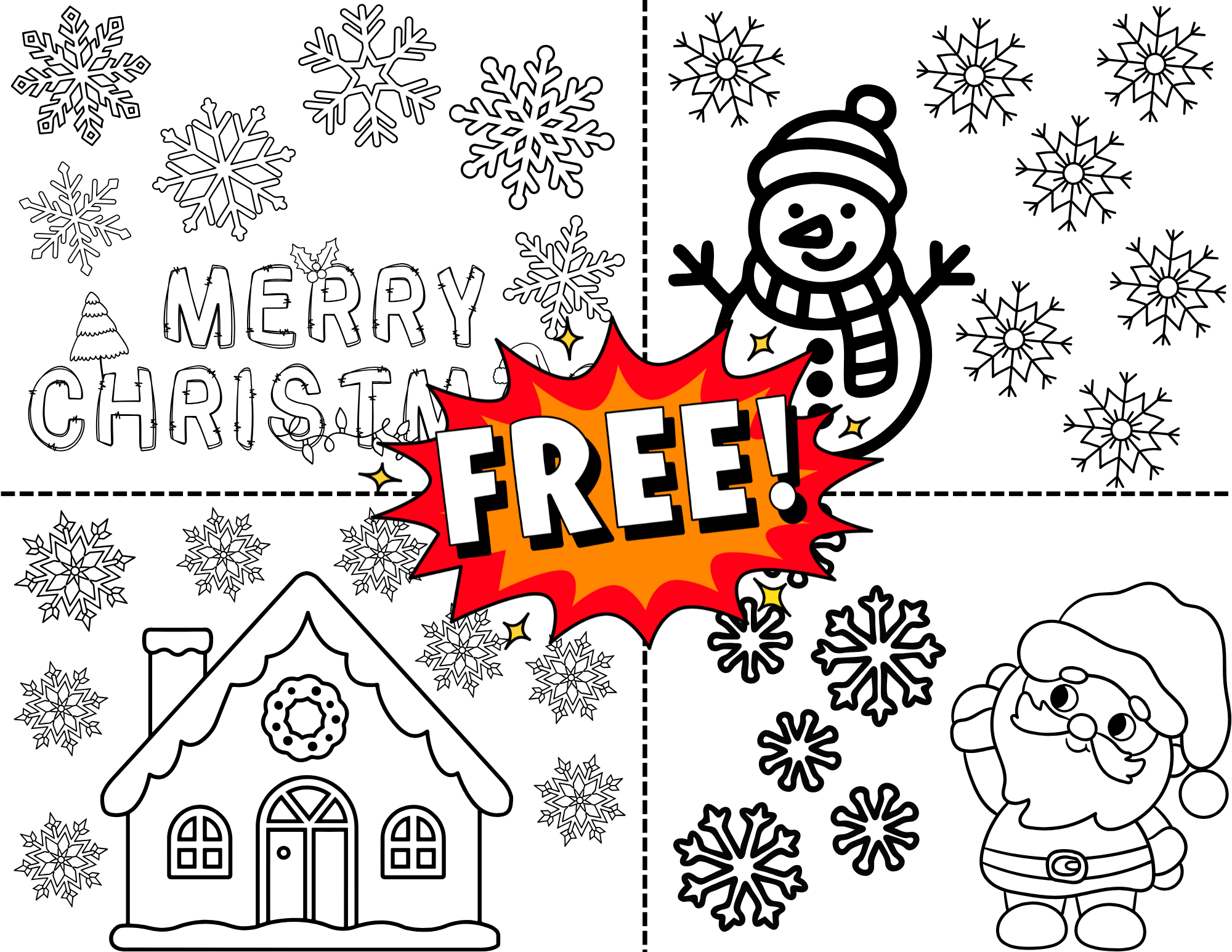 Snowflake Christmas Wishes