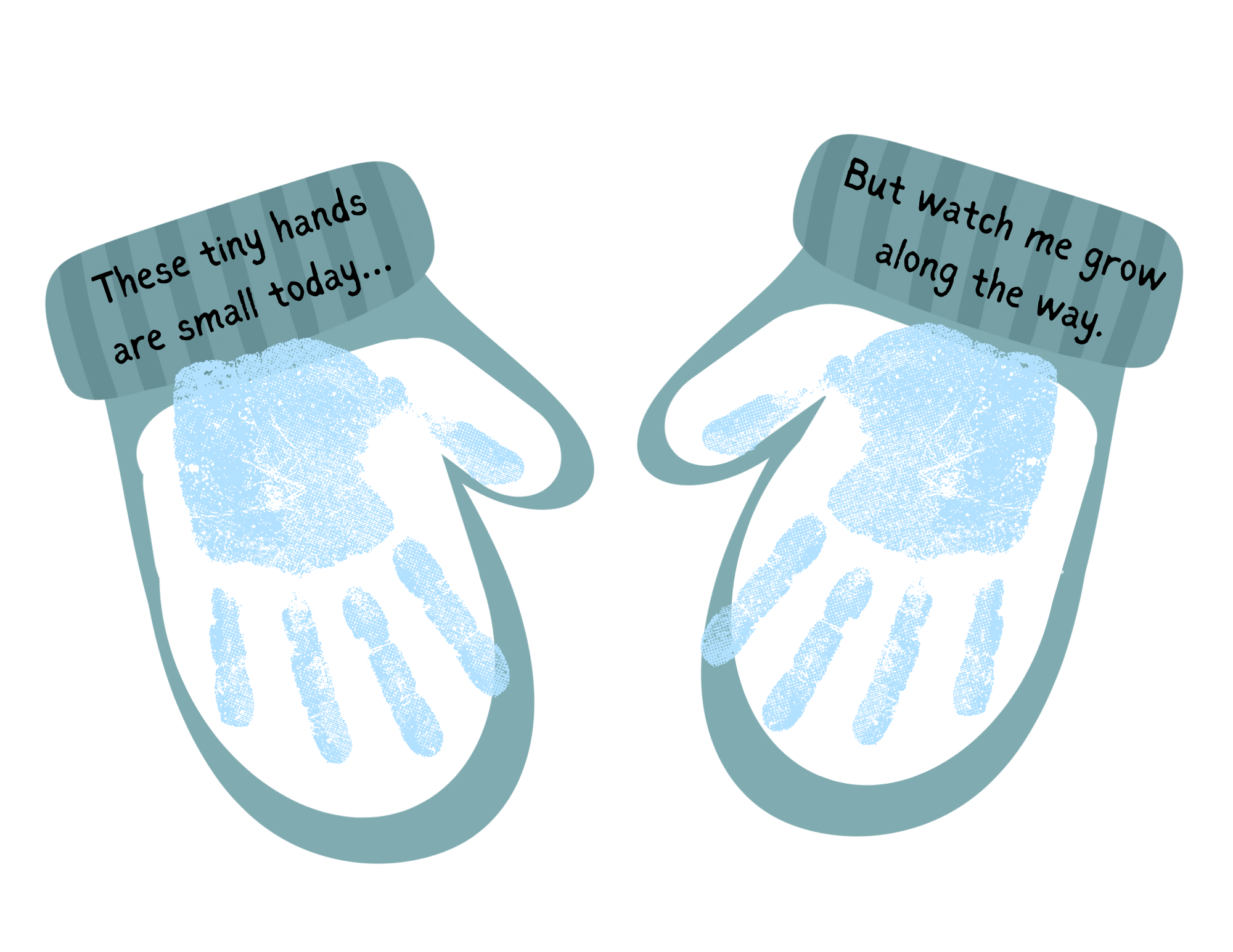 Watch Me Grow Mitten Craft