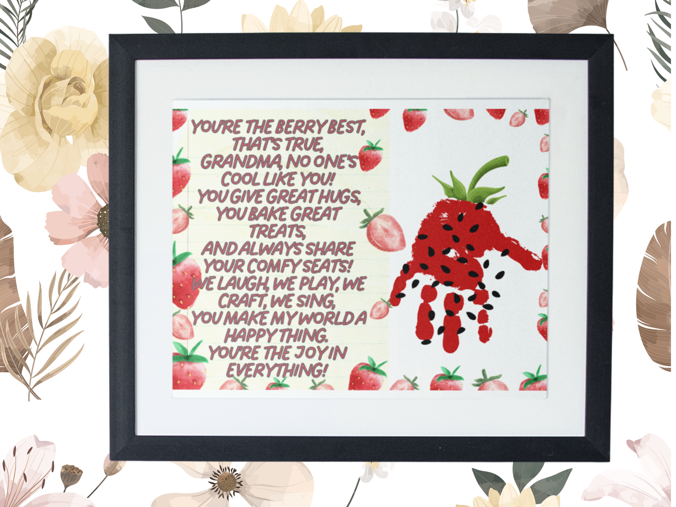 Berry Much Mom Or Grandma Card