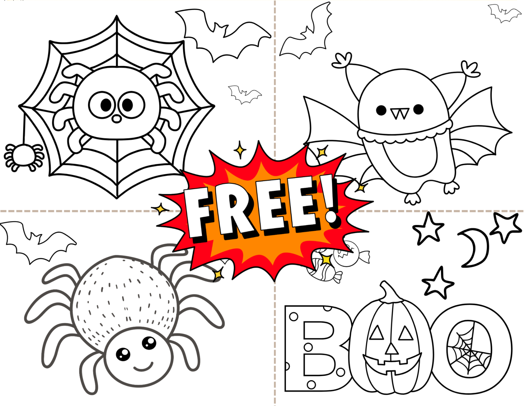 Spider Handprint Halloween Craft