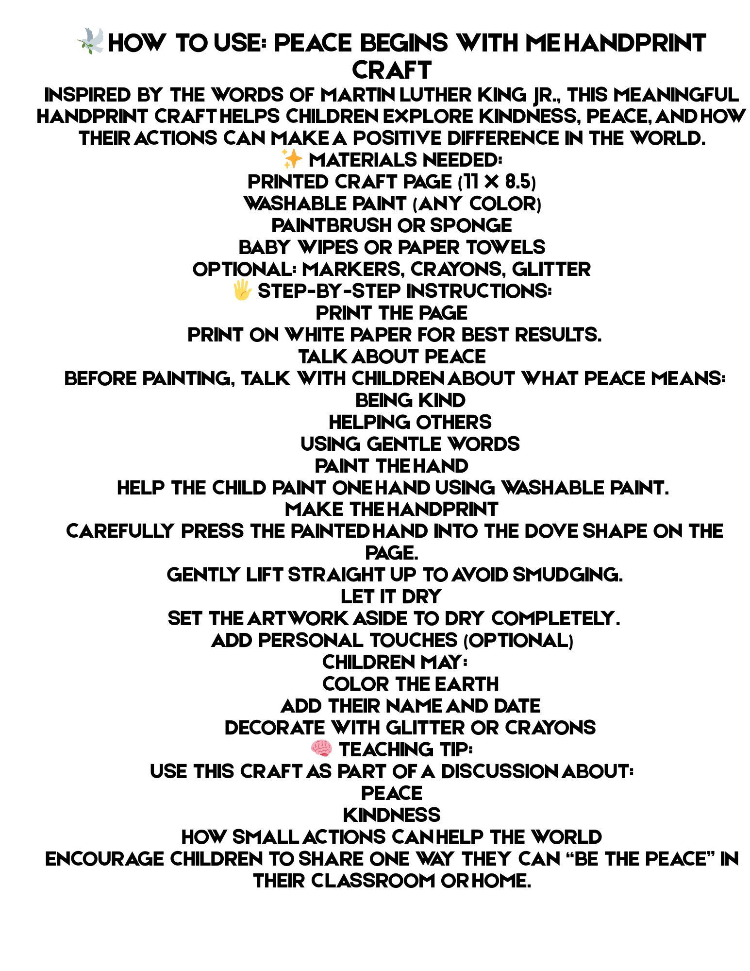 Mae Jemison Handprint Rocket Craft