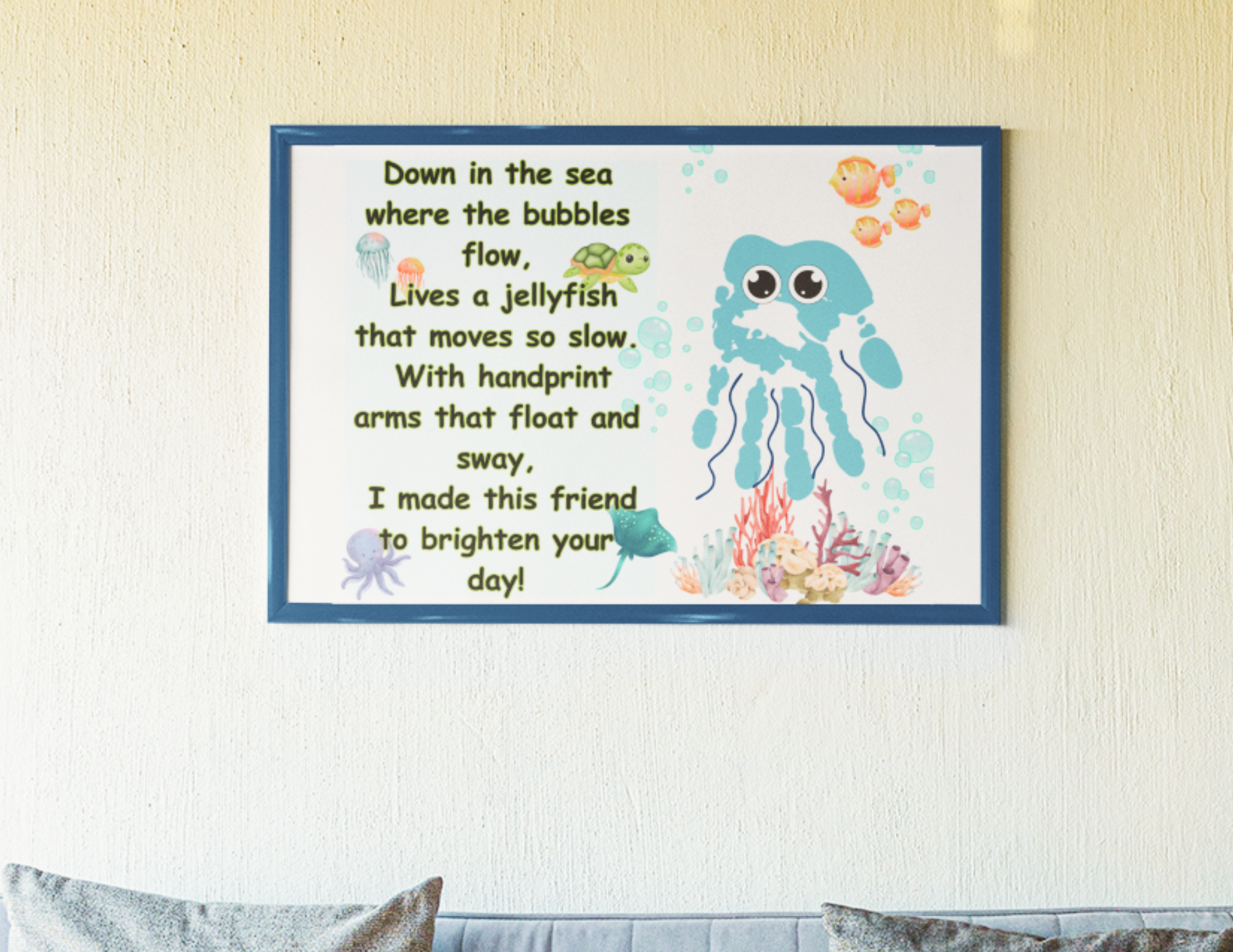 Jellyfish Handprint Craft