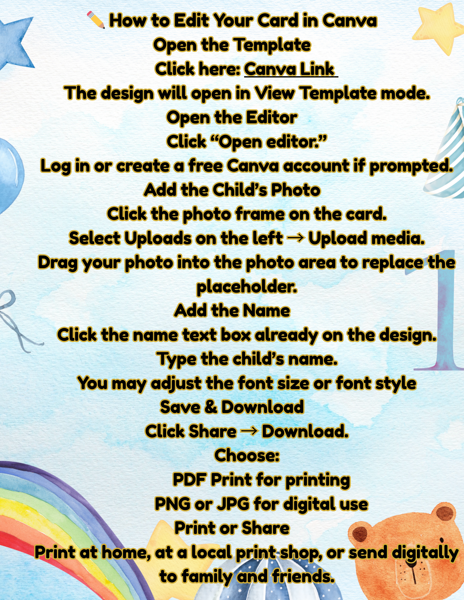 Baby Boy 1st Birthday