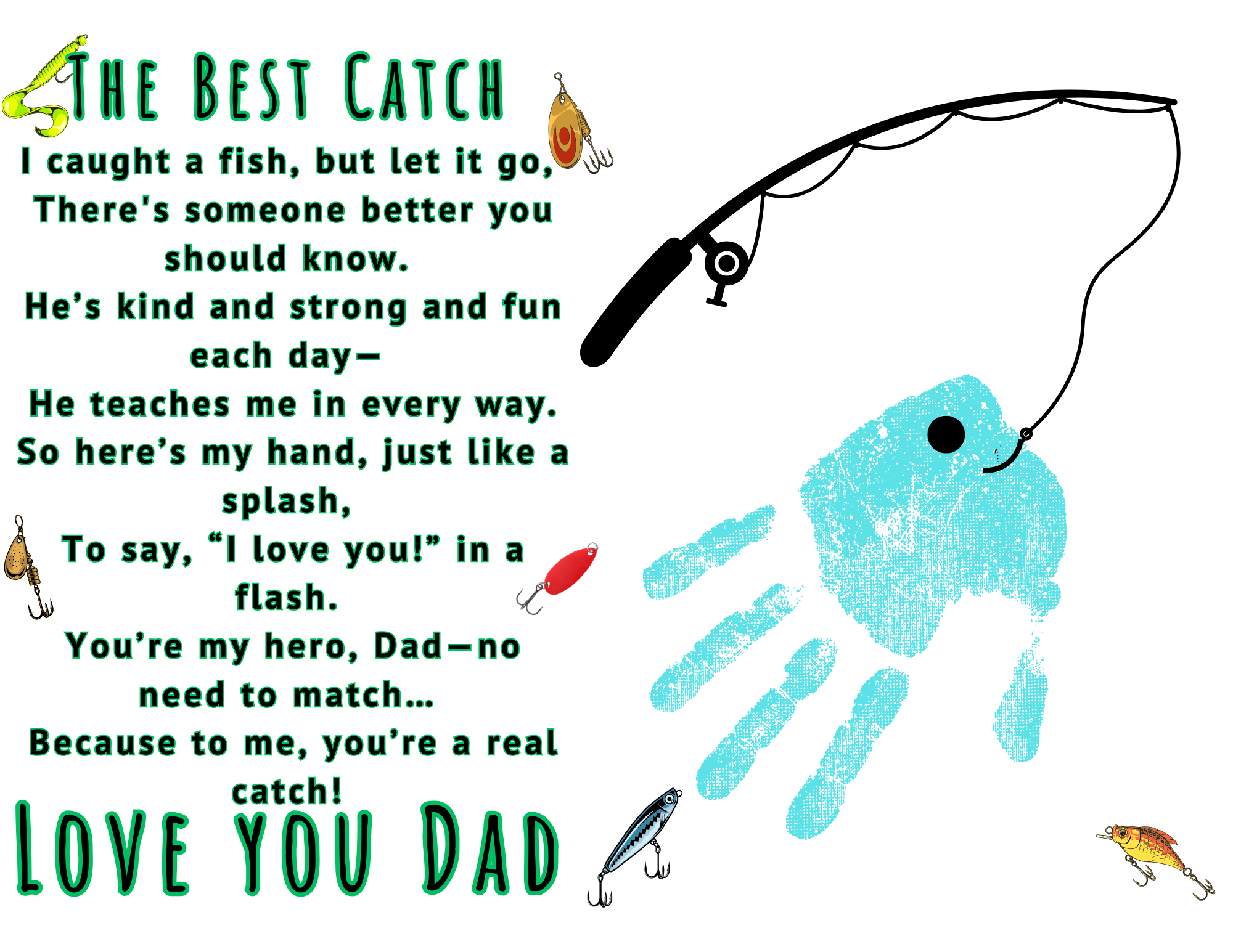 Printable Father’s Day Fishing Craft