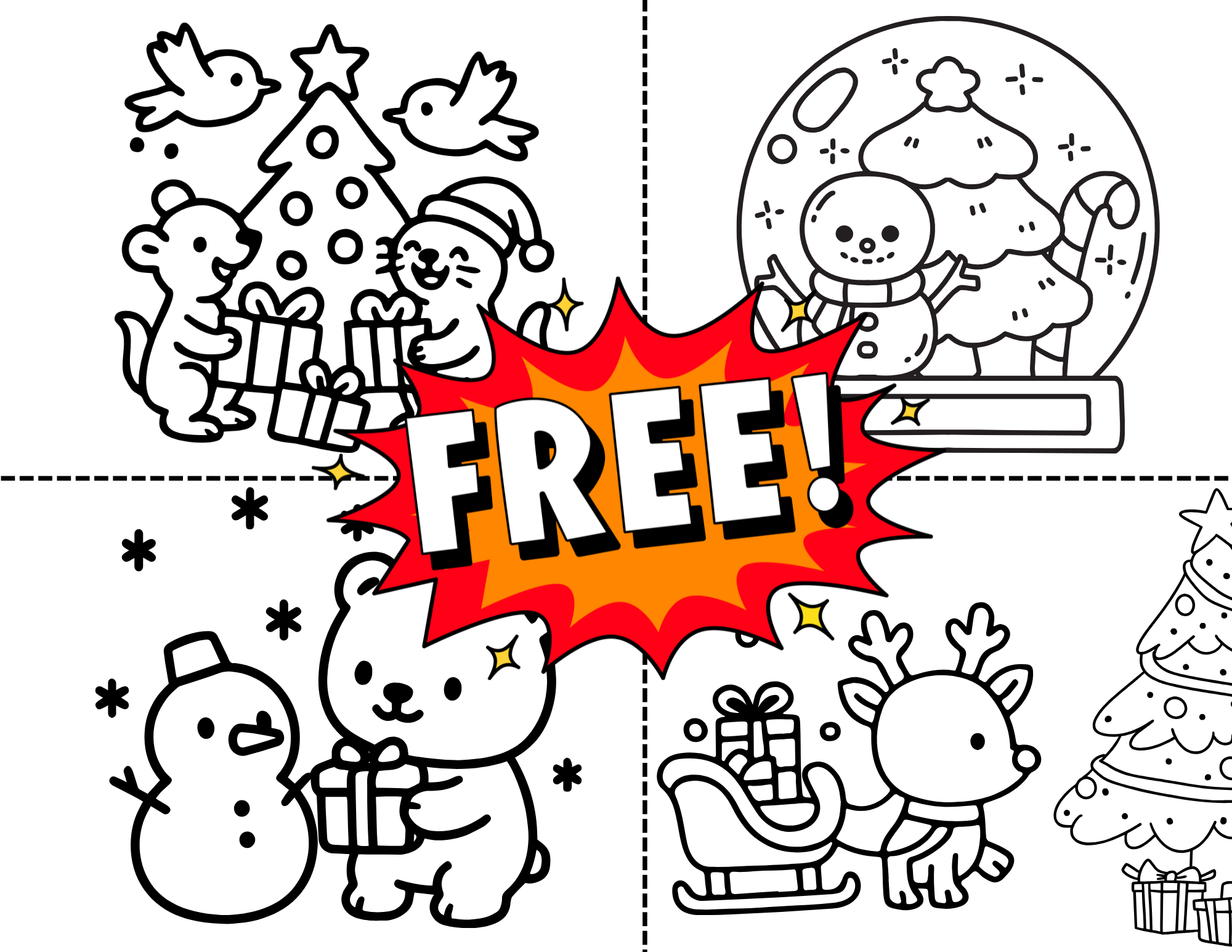 Free Christmas Coloring