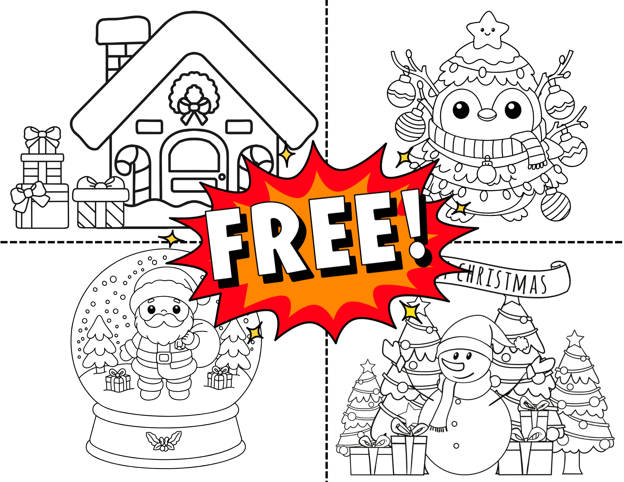 Free Christmas Coloring
