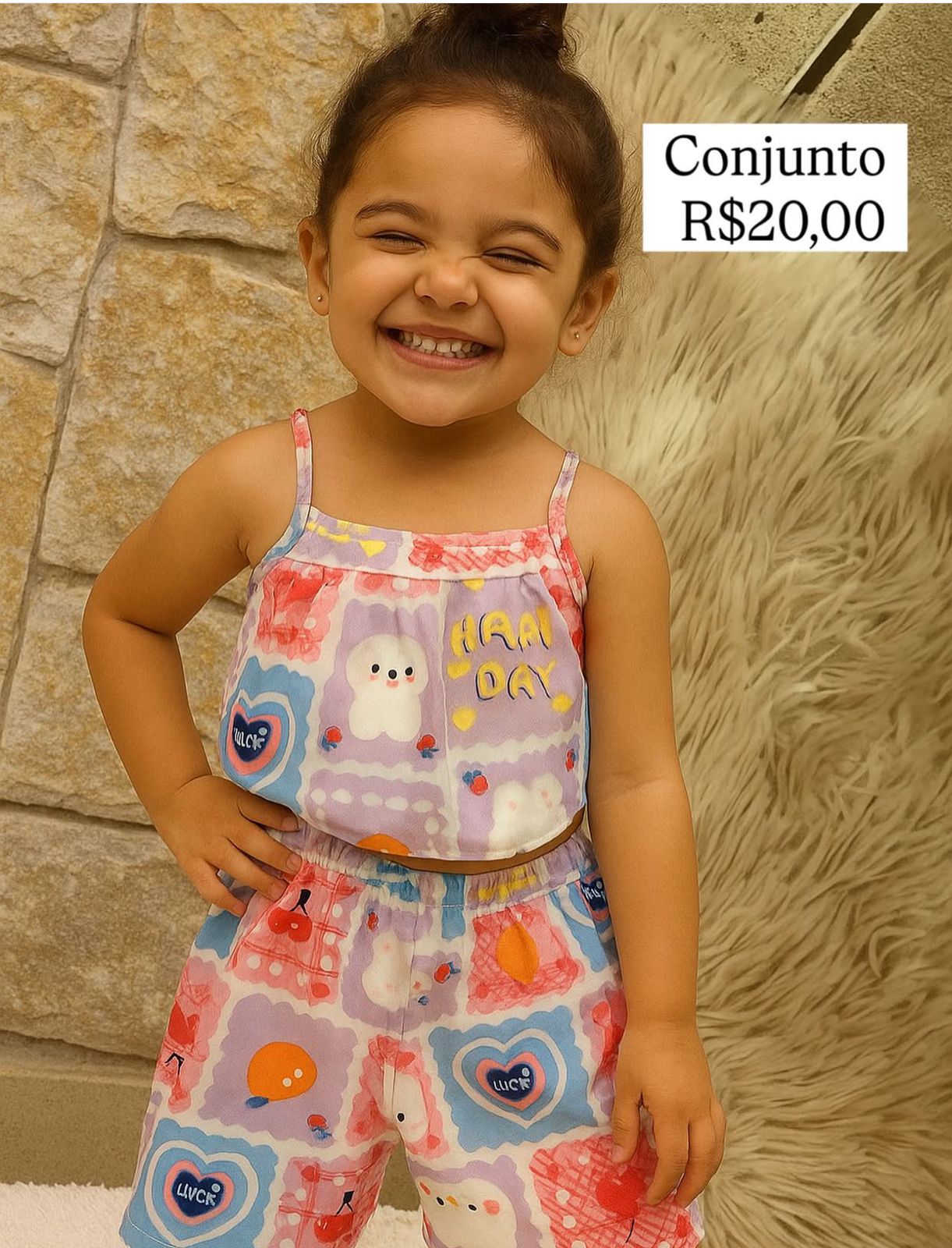 Conjunto infantil estampado
