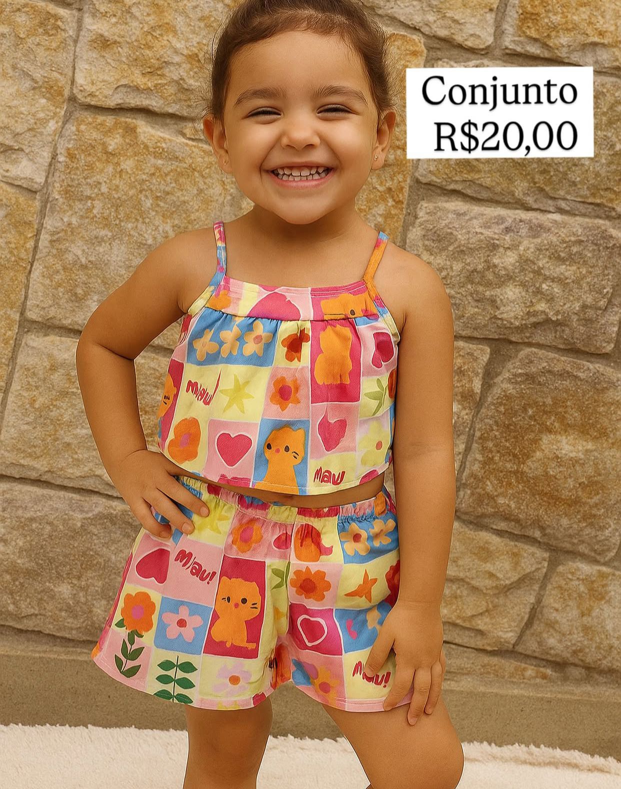 Conjunto infantil estampado