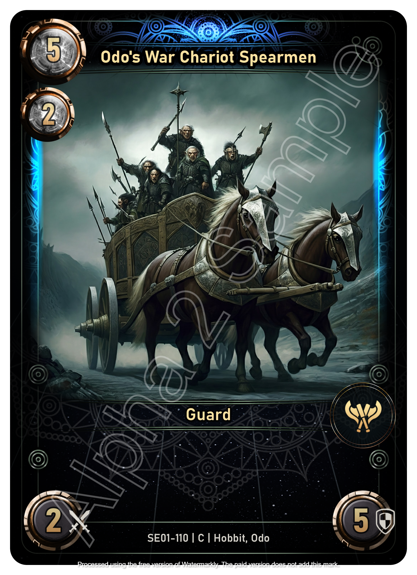 Odo's War Chariot Spearmen