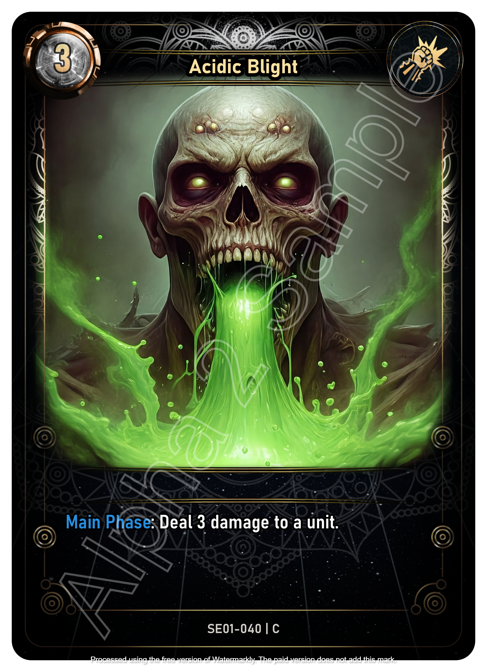 Acidic Blight