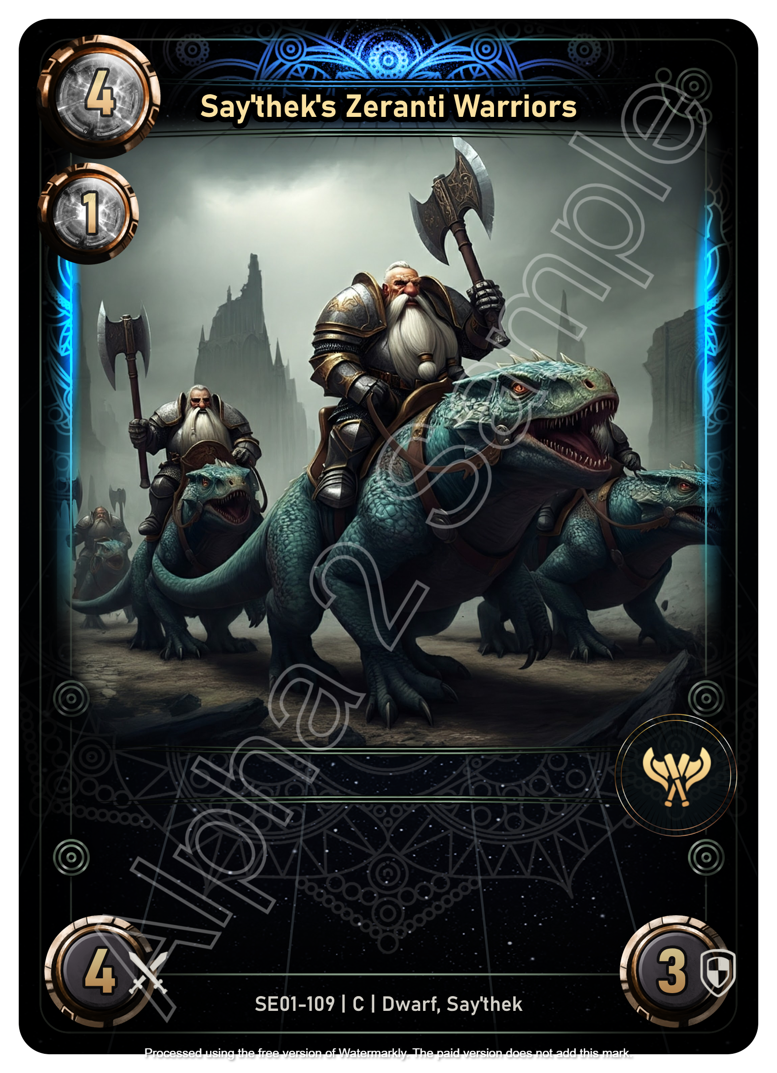 Say'thek's Zeranti Warriors