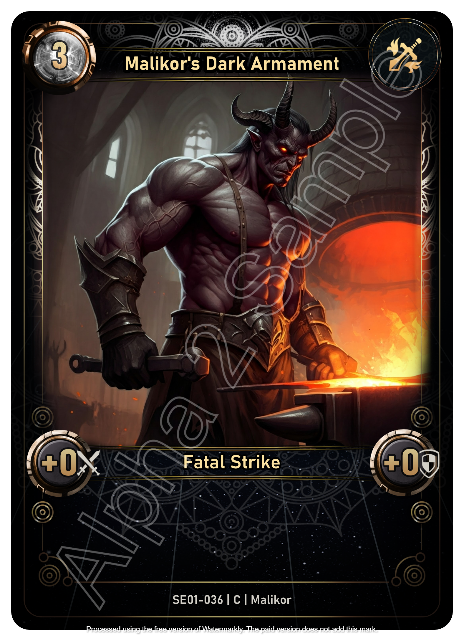 Malikor's Dark Armament