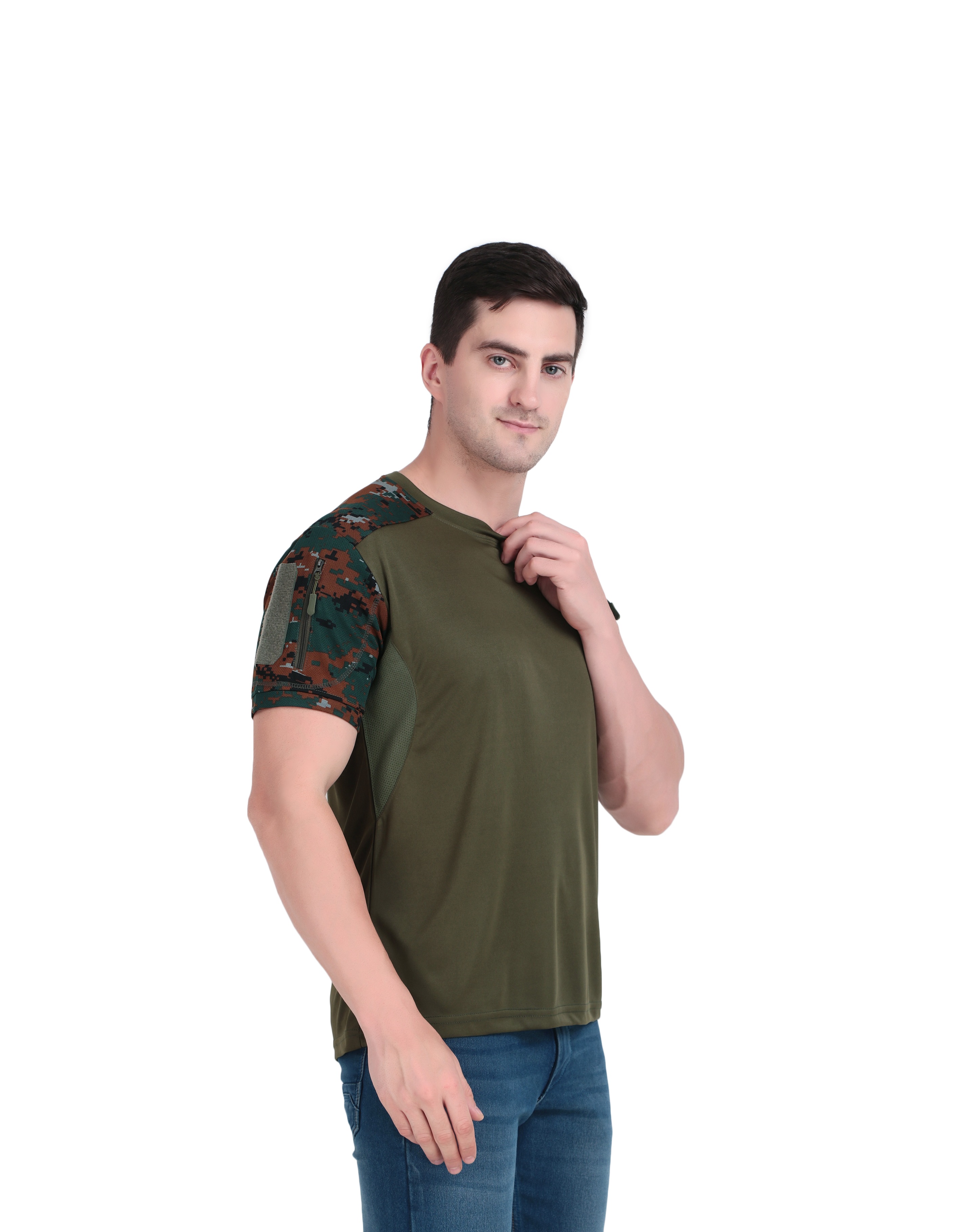 Army Green Camouflage T-shirt