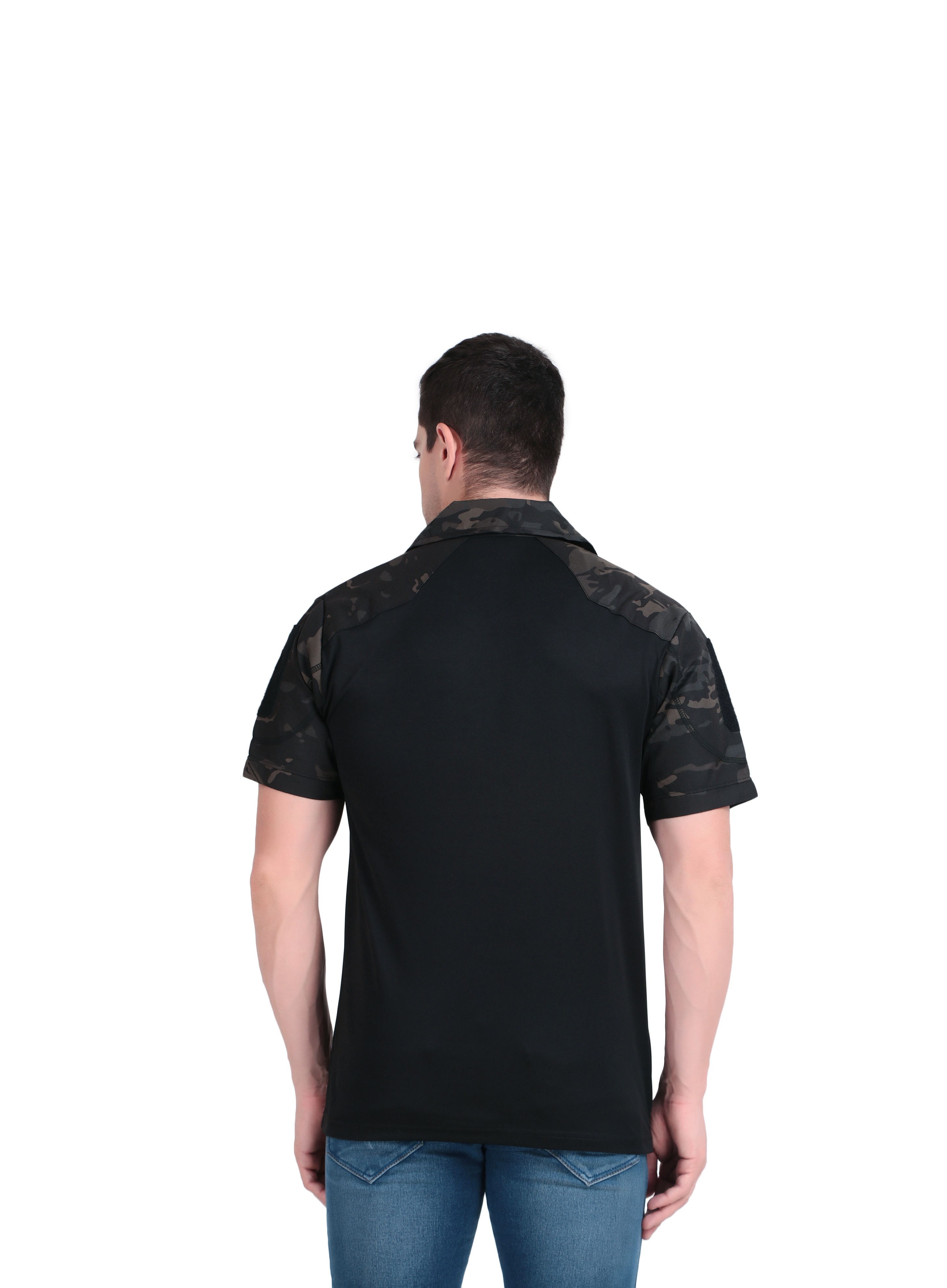 Men's Black Polo T-shirt