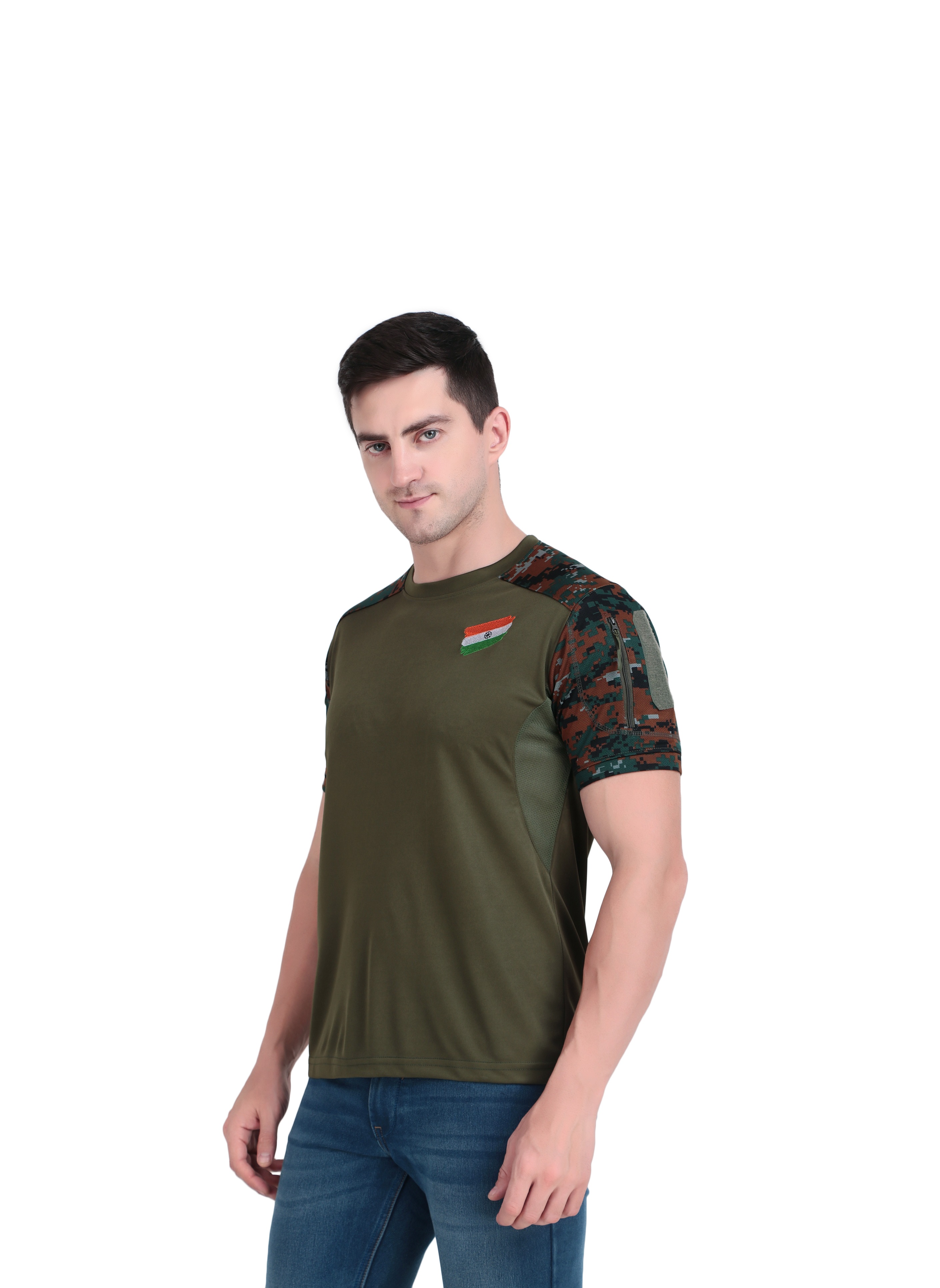 Army Green Camouflage T-shirt