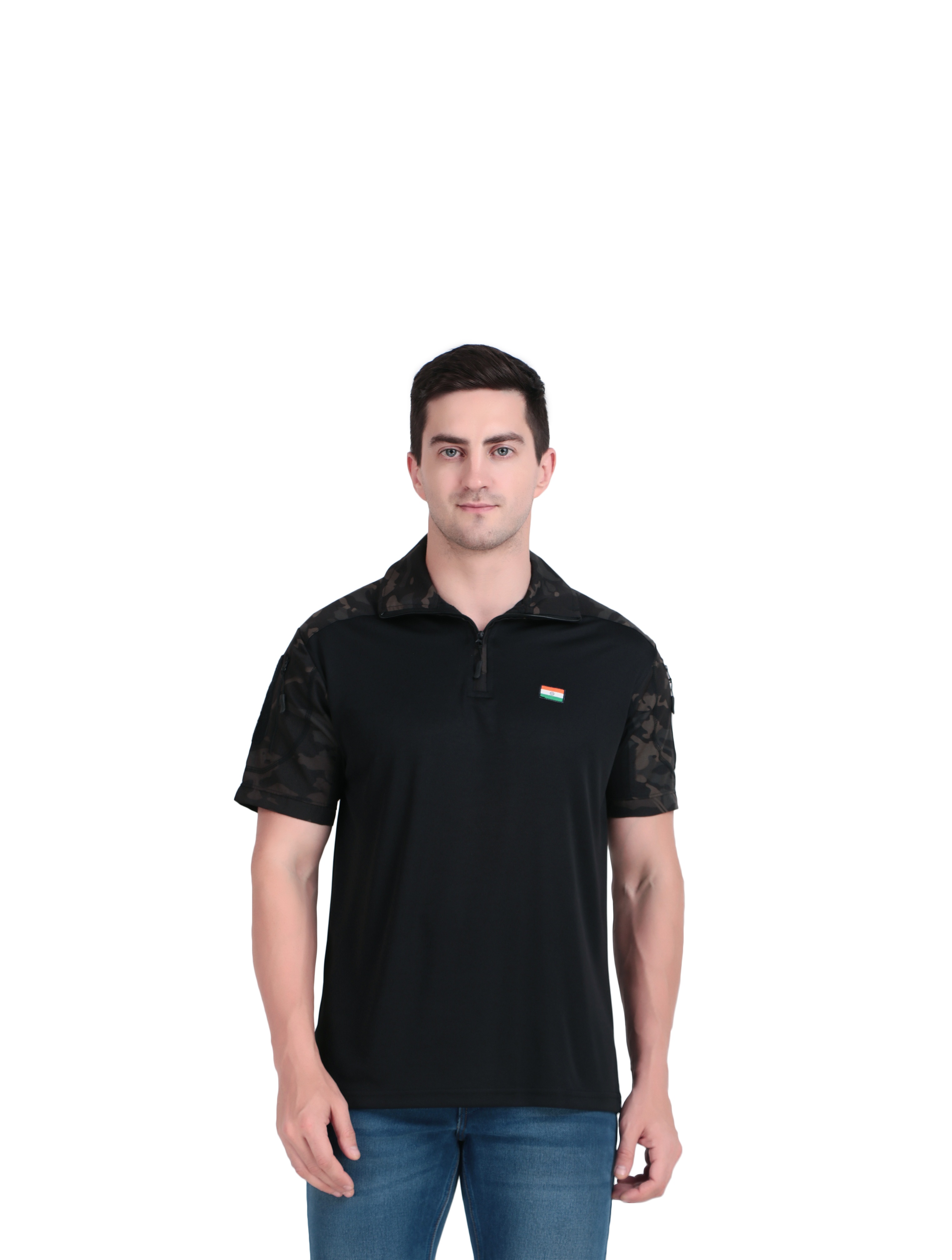 Men's Black Polo T-shirt