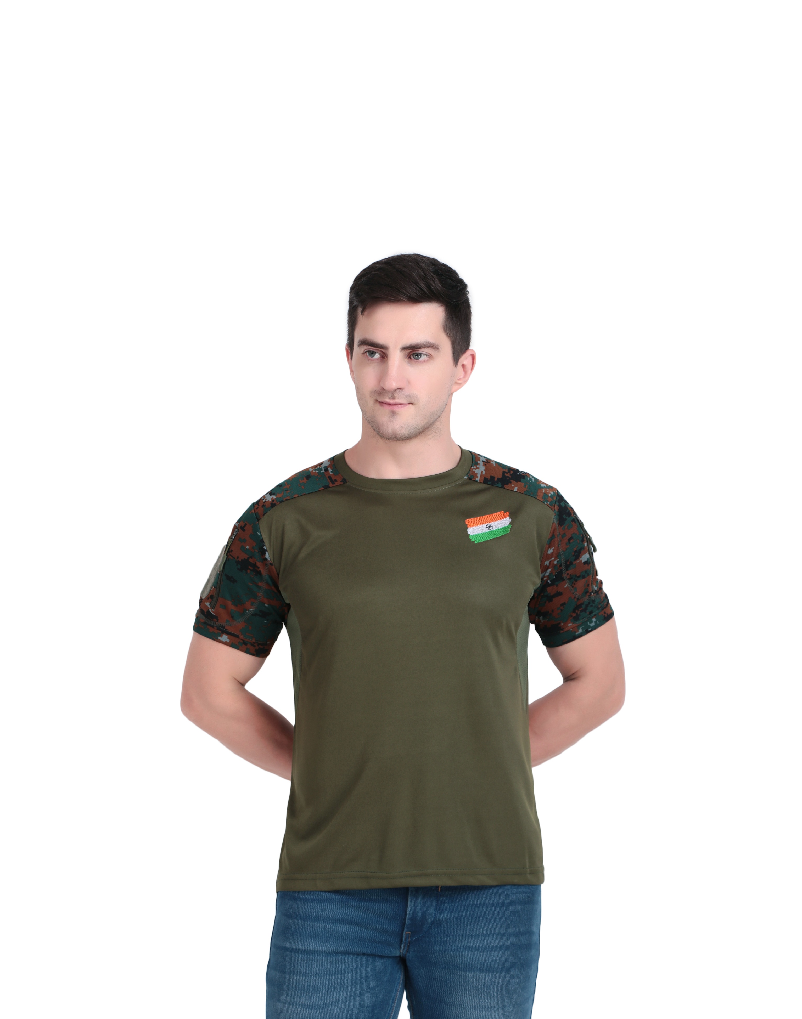 Army Green Camouflage T-shirt