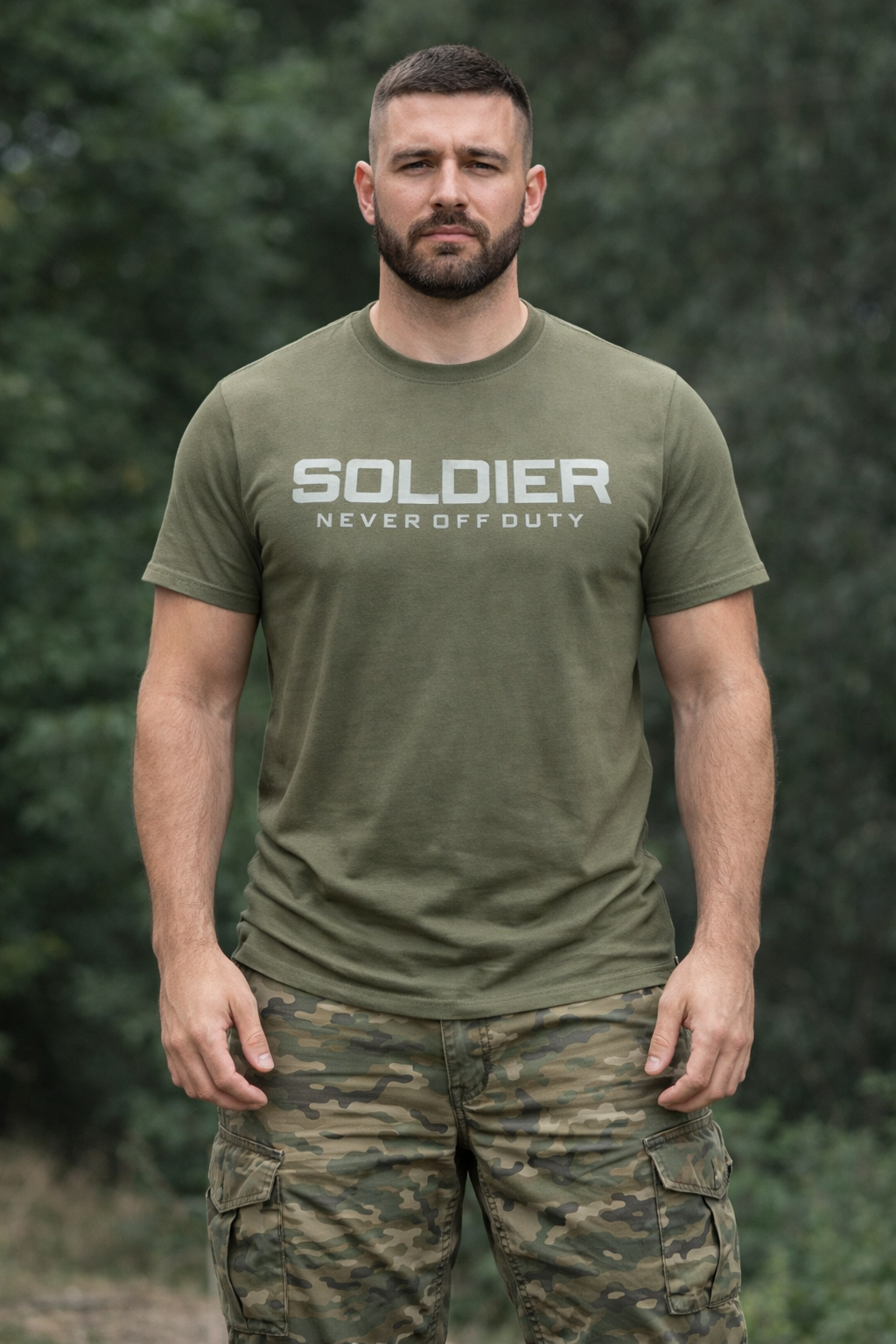 Soldier Print T-Shirt