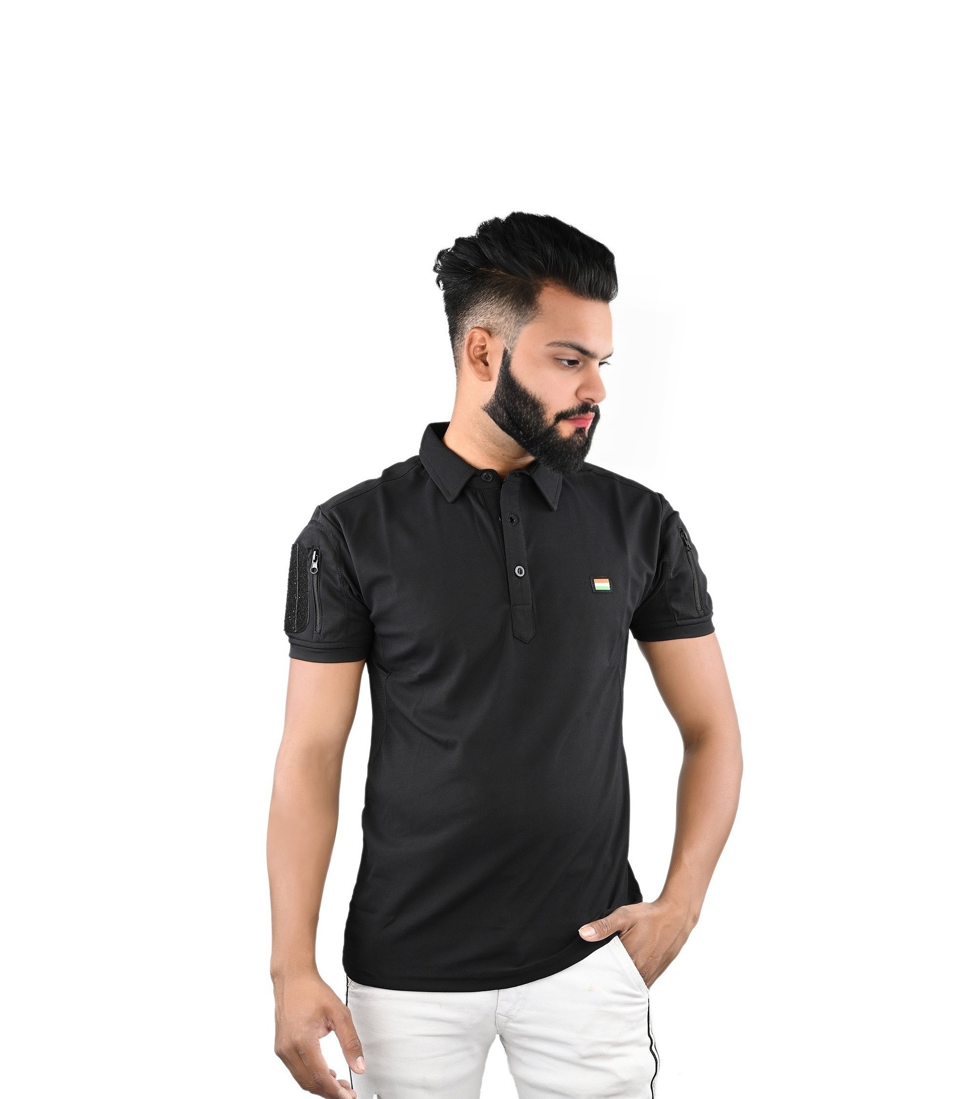 Black Polo T-Shirt