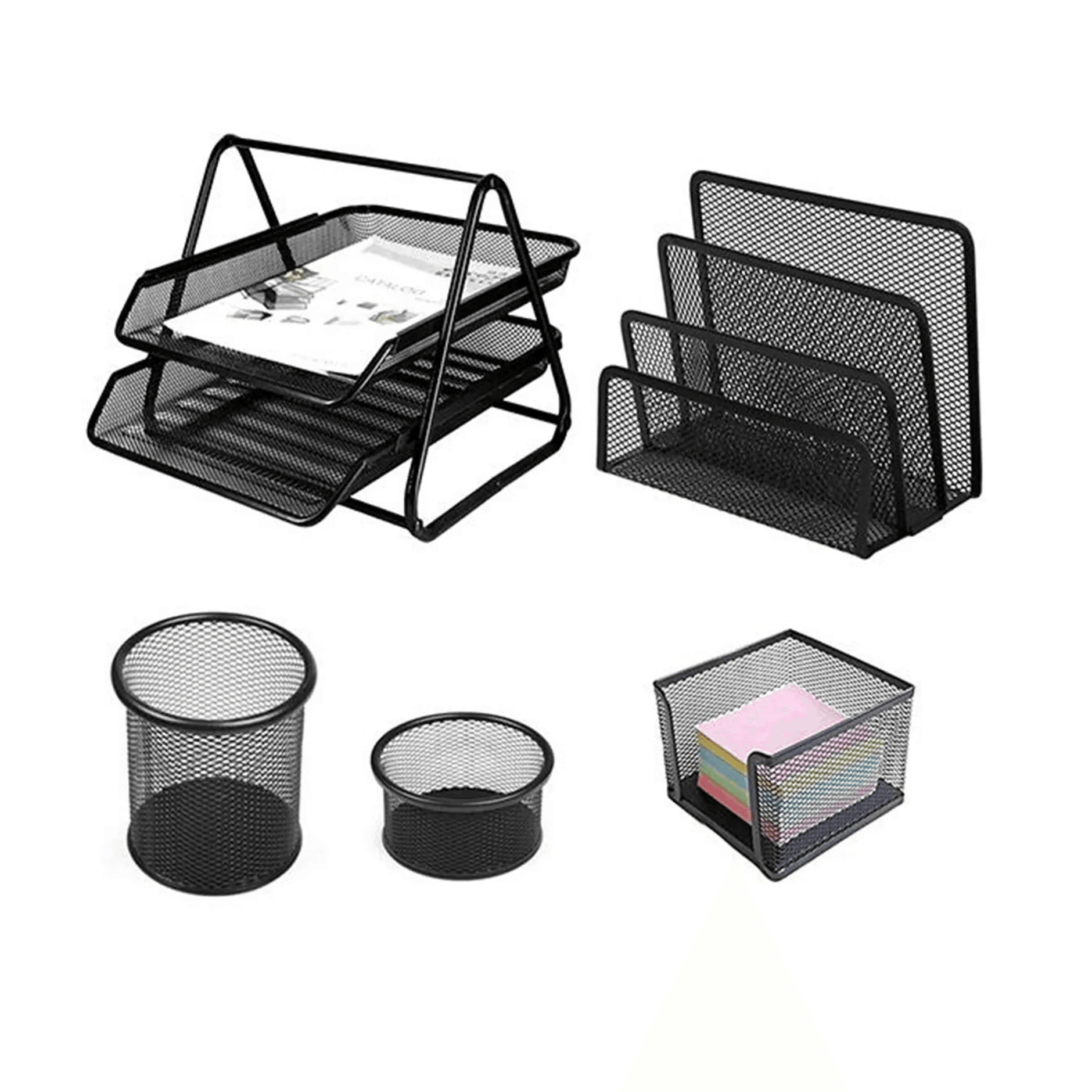 Mesh Desk Organizer Set