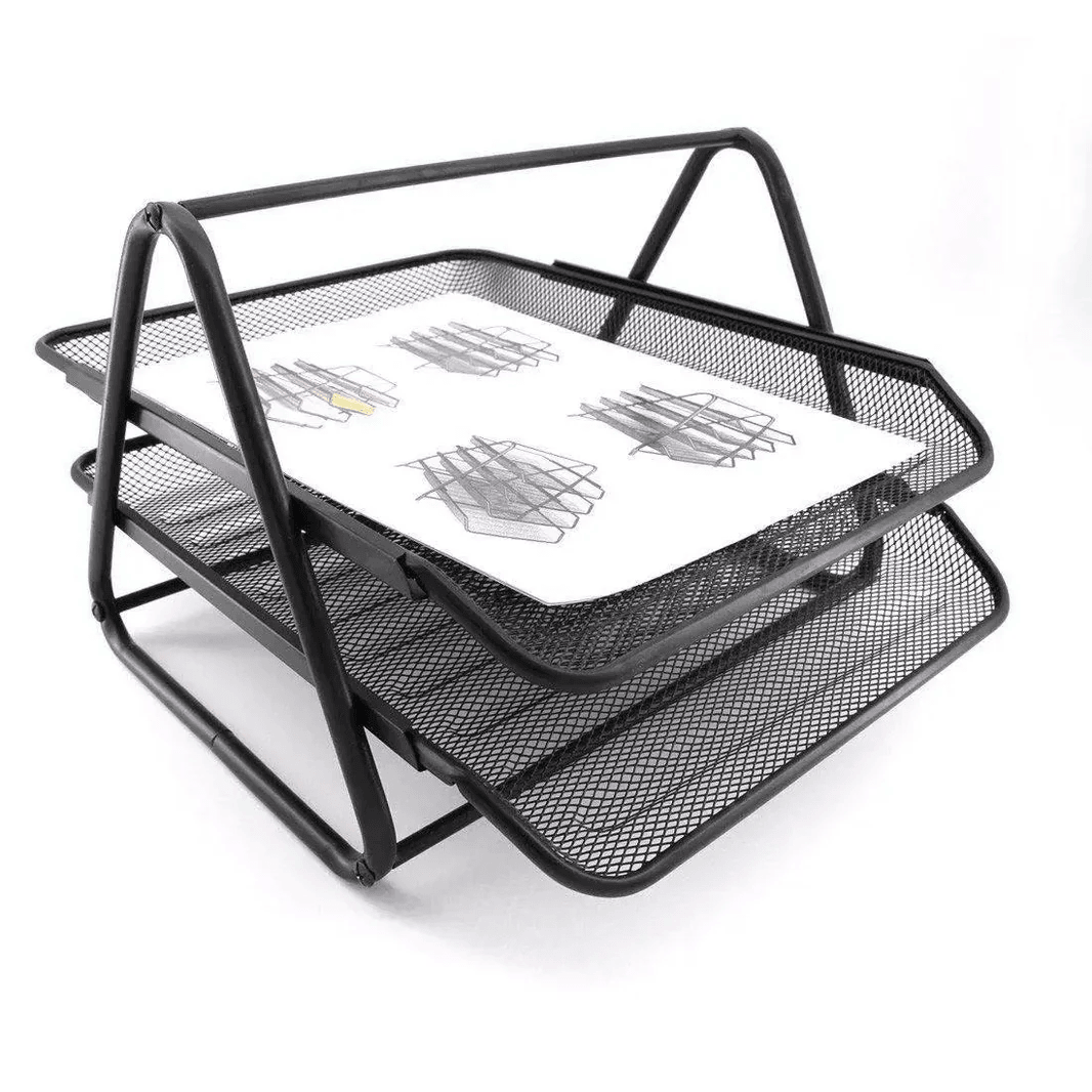 Metal Mesh Desk Organizer