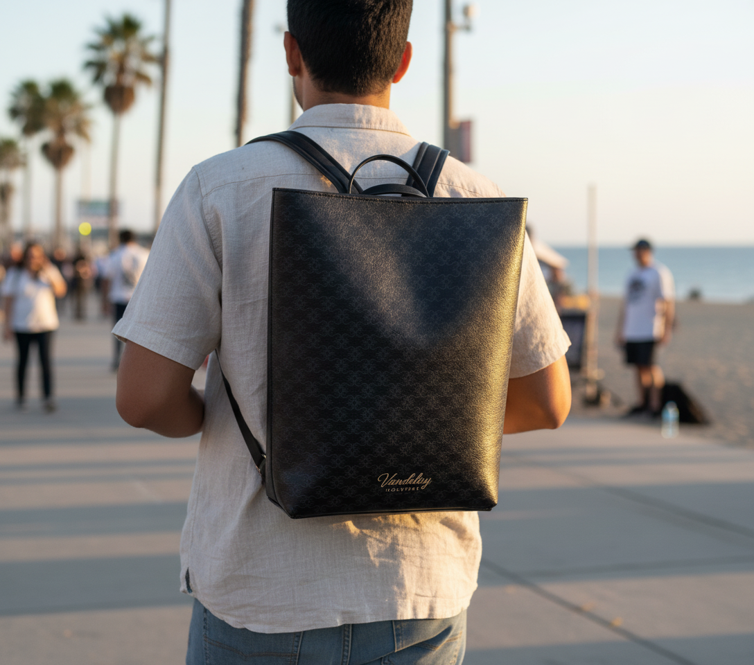 Vandelay Couture® Signature Leather Backpack