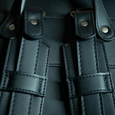 Vandelay Couture® Signature Leather Backpack