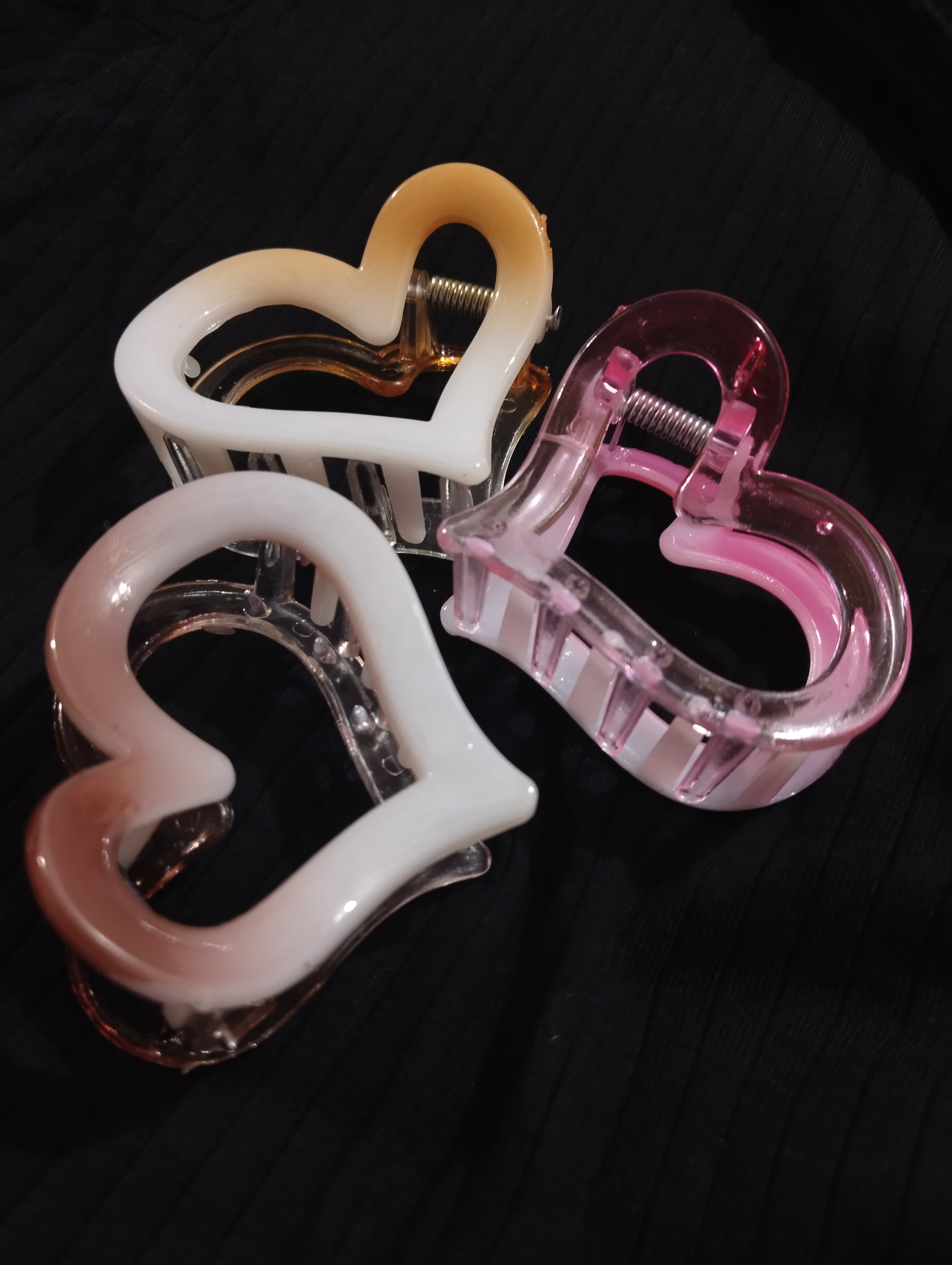 Heart-shaped Hair Clips