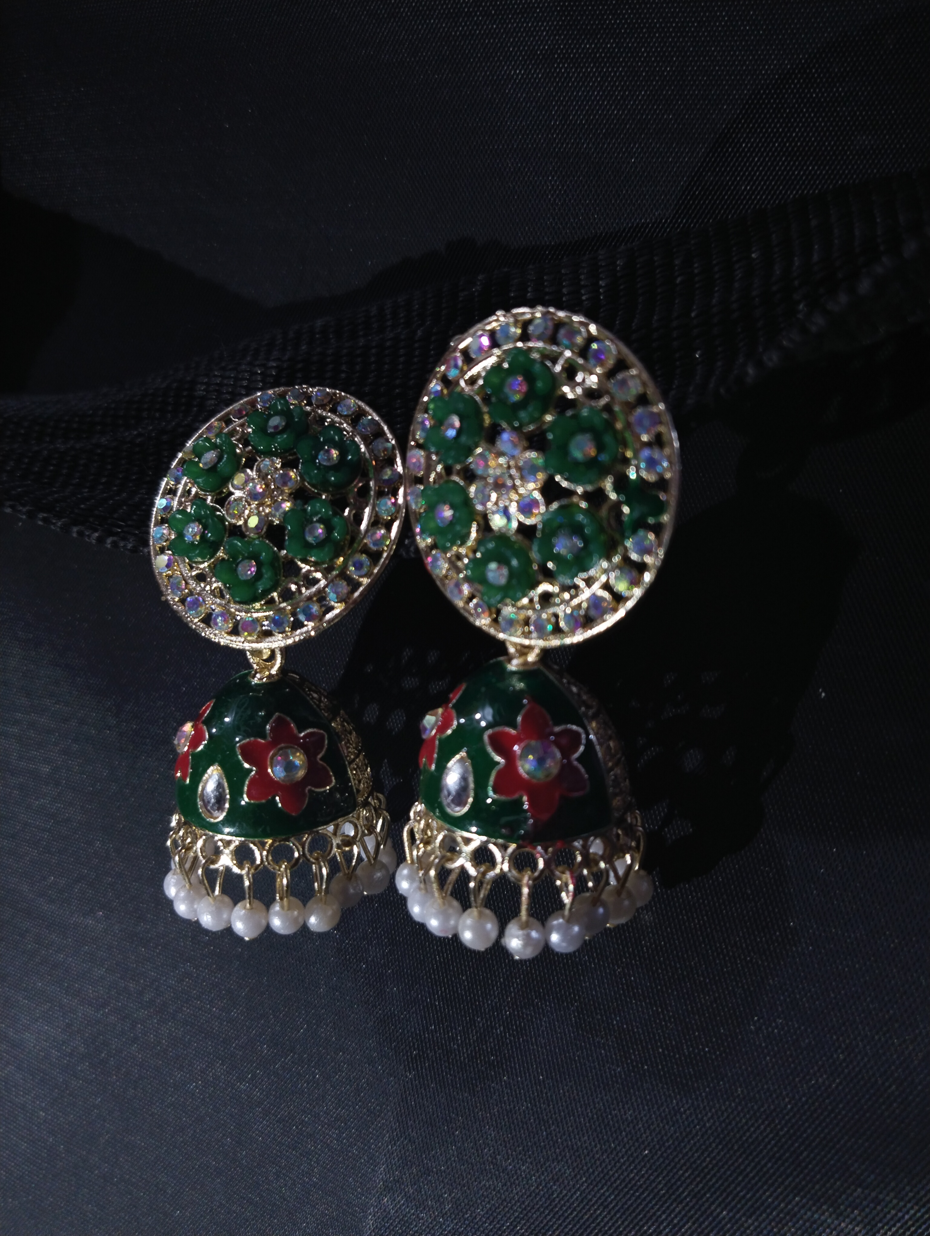 Traditional Indian Jhumka Earrings