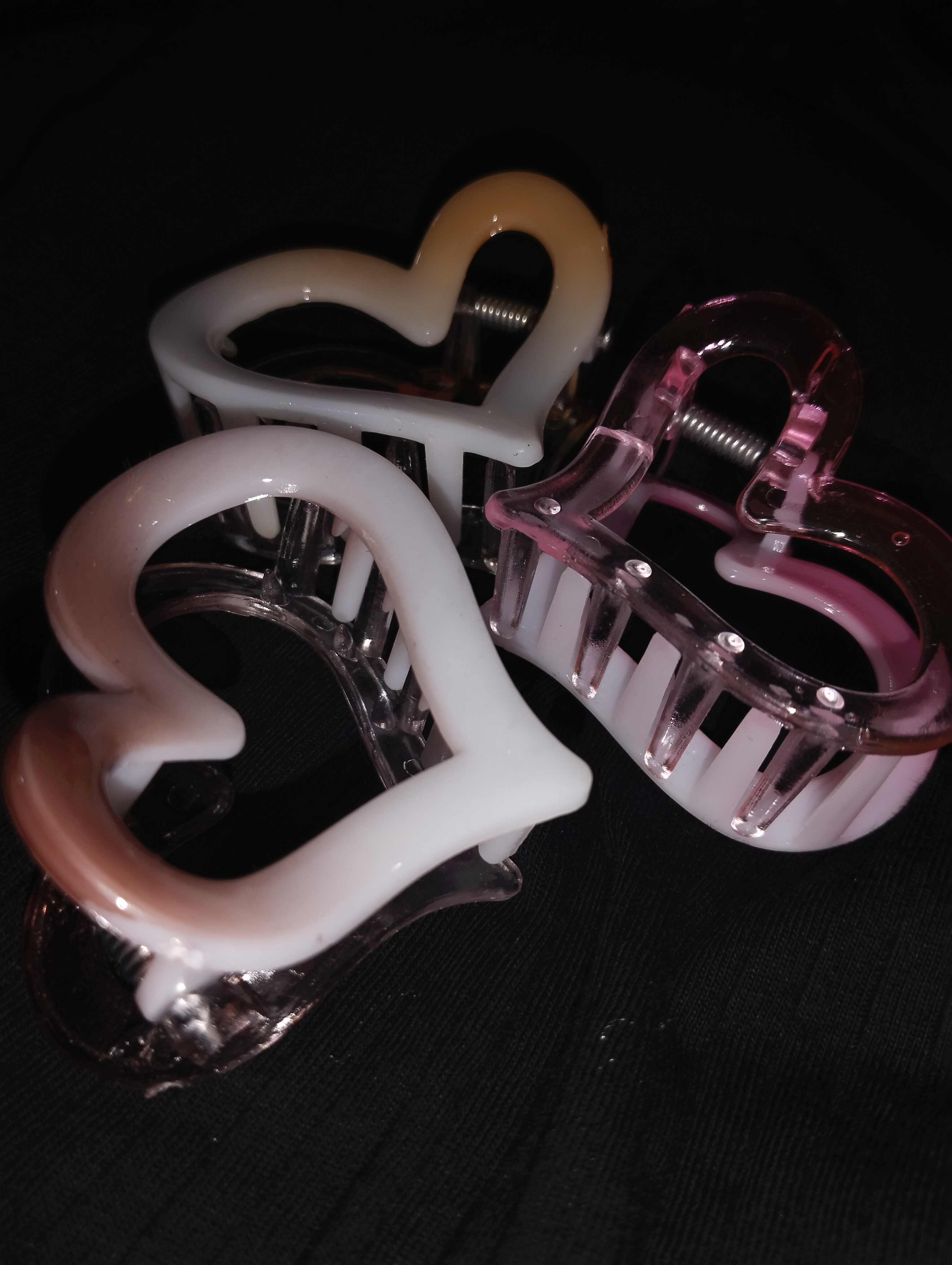 Heart-shaped Hair Clips