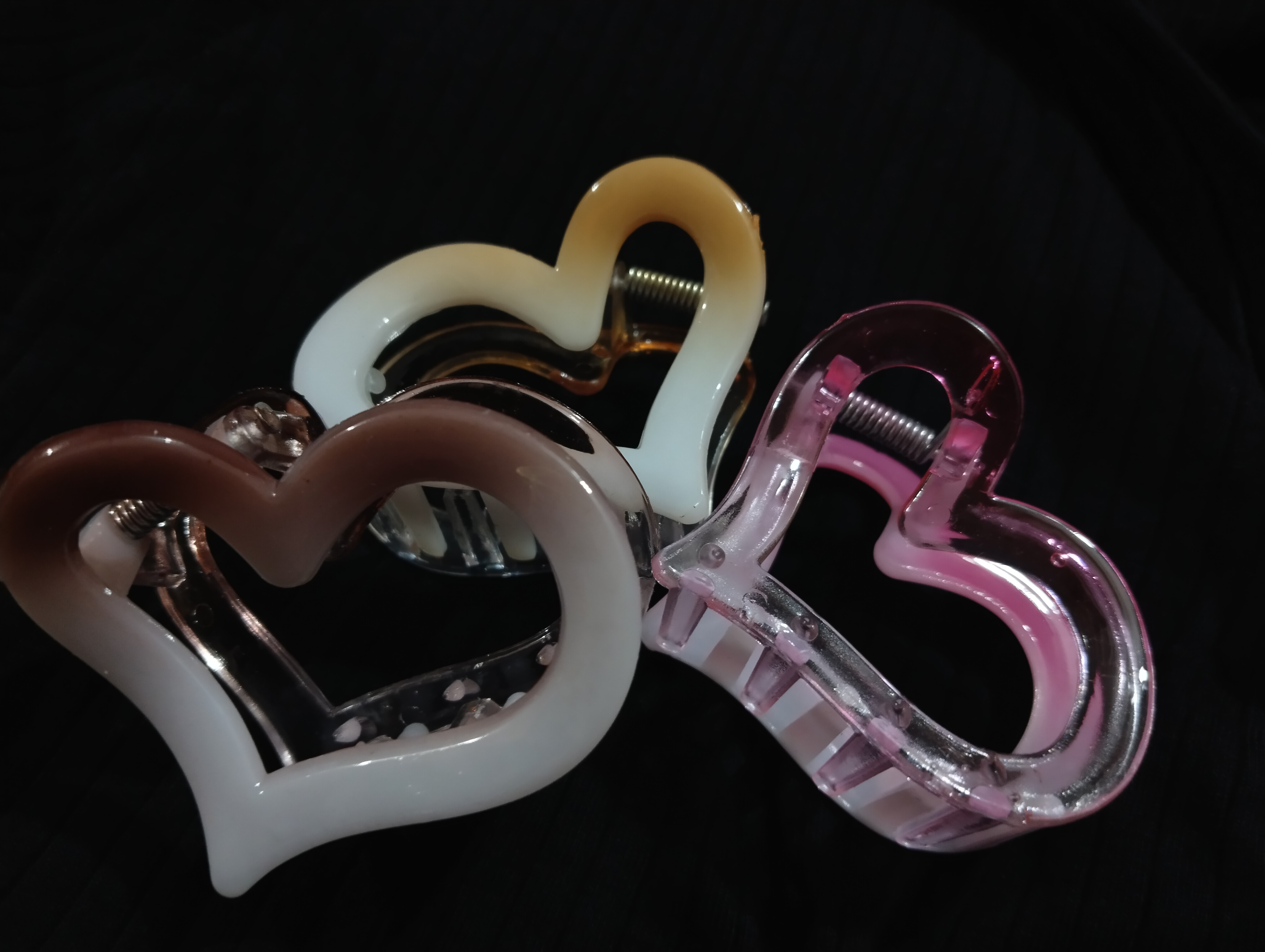 Heart-shaped Hair Clips