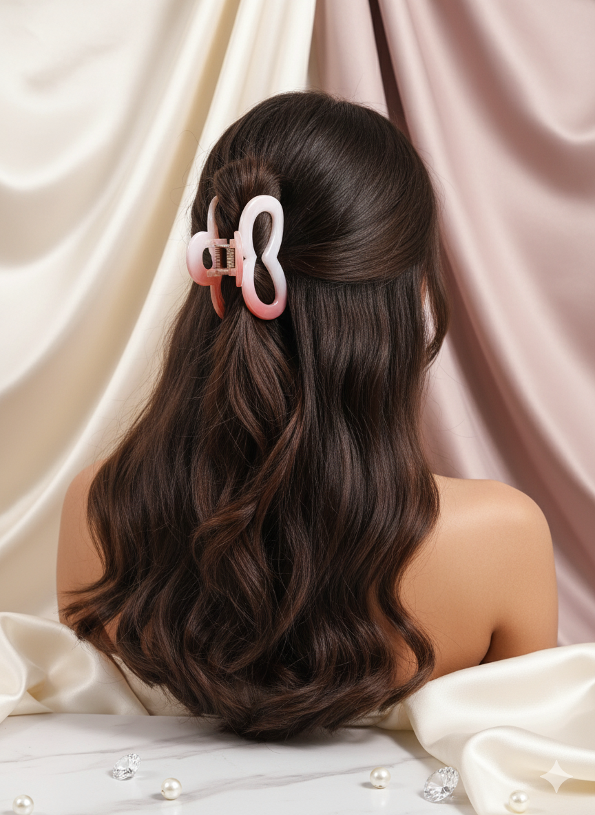 Heart-shaped Hair Clips
