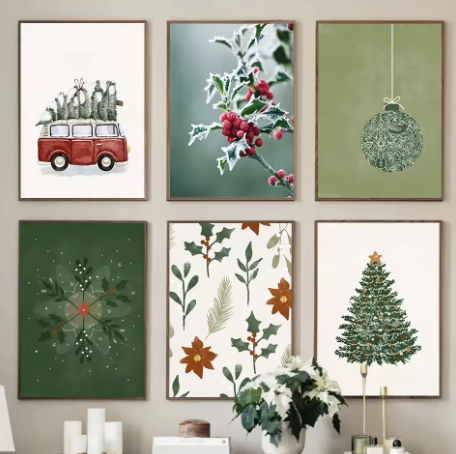 Christmas Wall Art Set