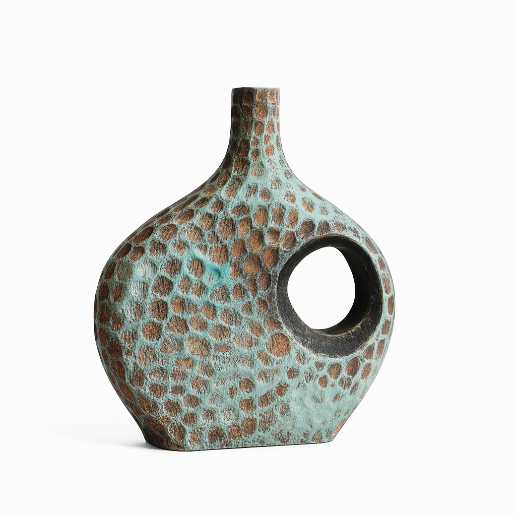 Textured Abstract Decorative Vase